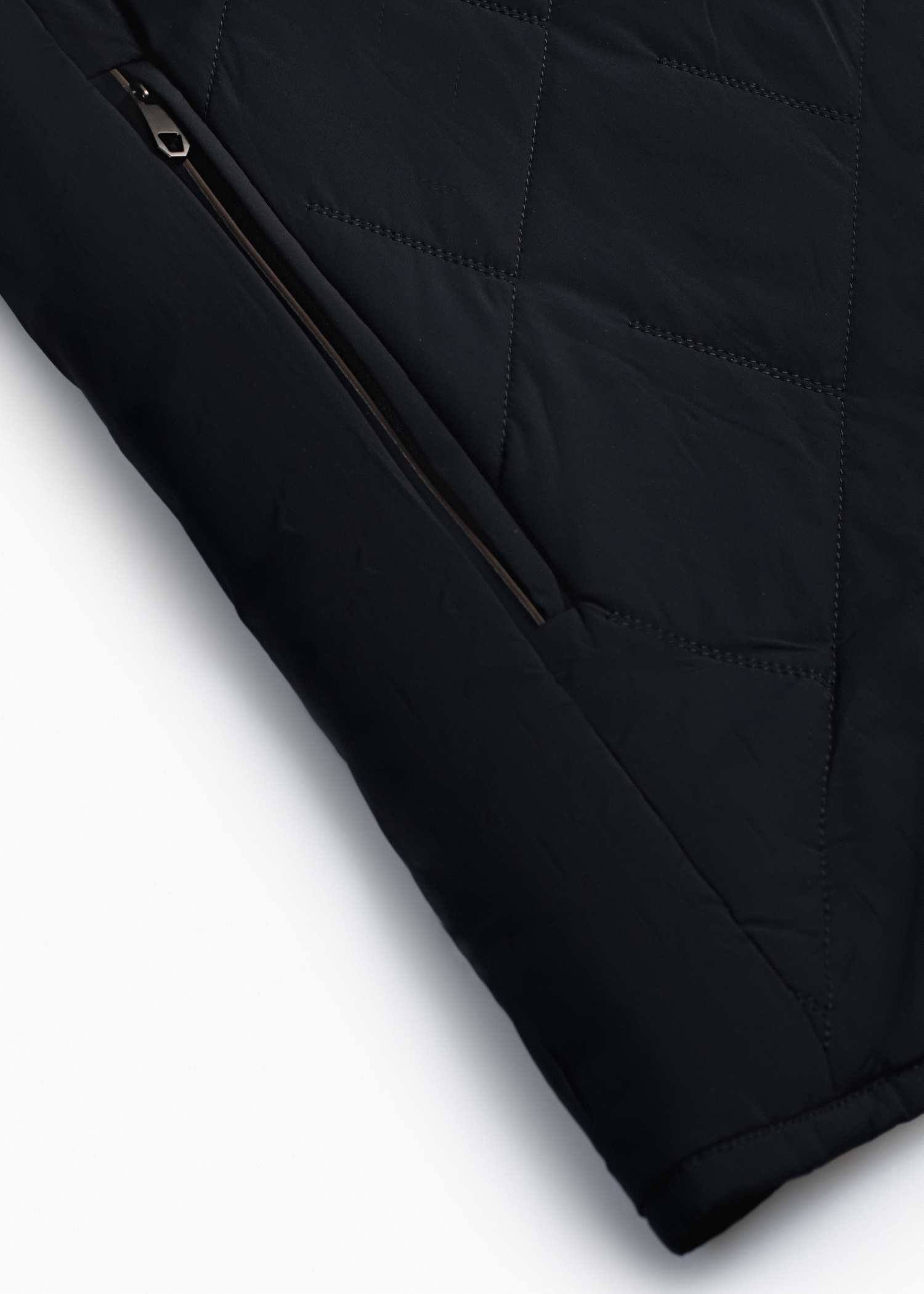 کاپشن تک جیب Quilted کروم