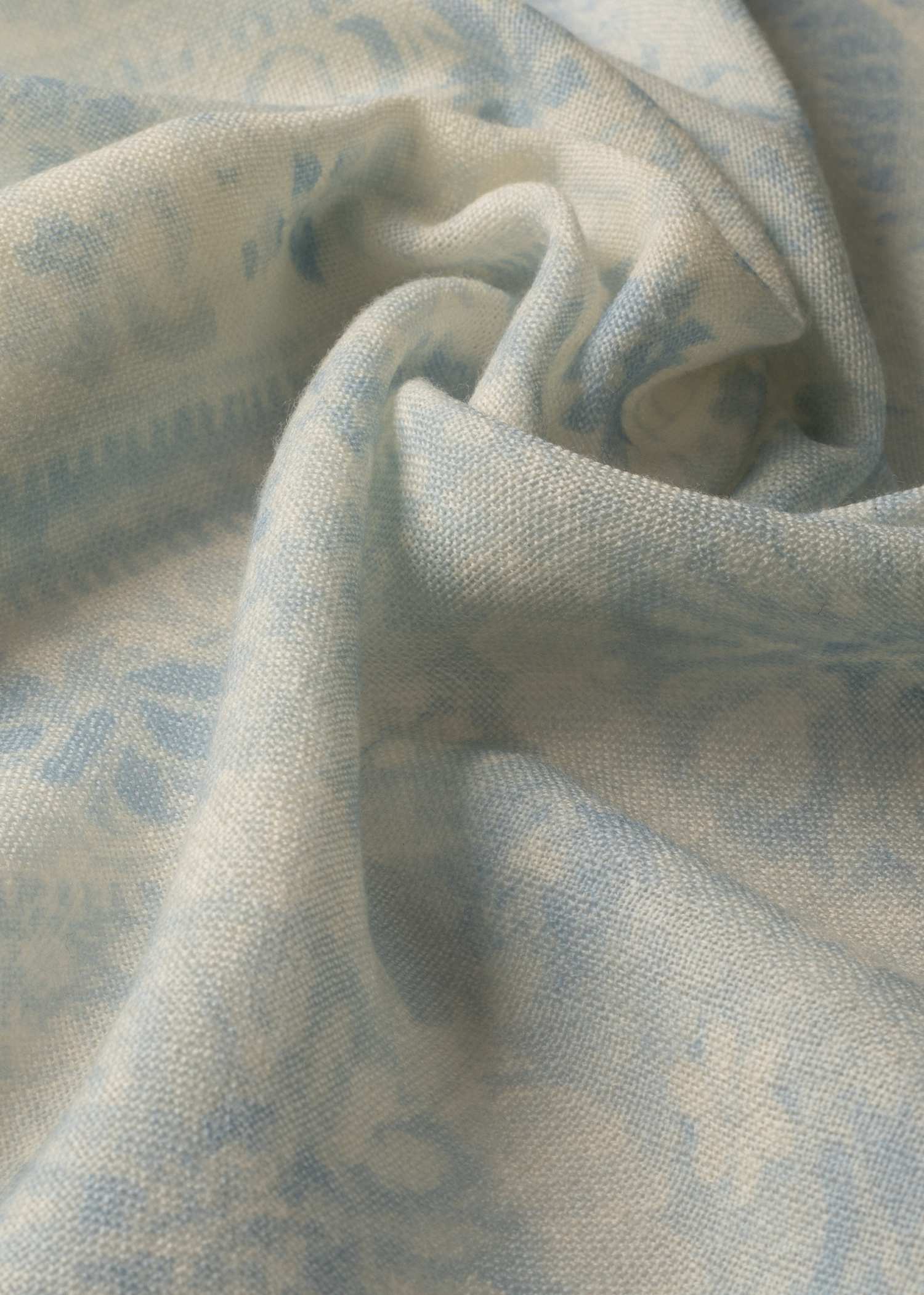 شال طرح دار پشمی 2521616 کروم