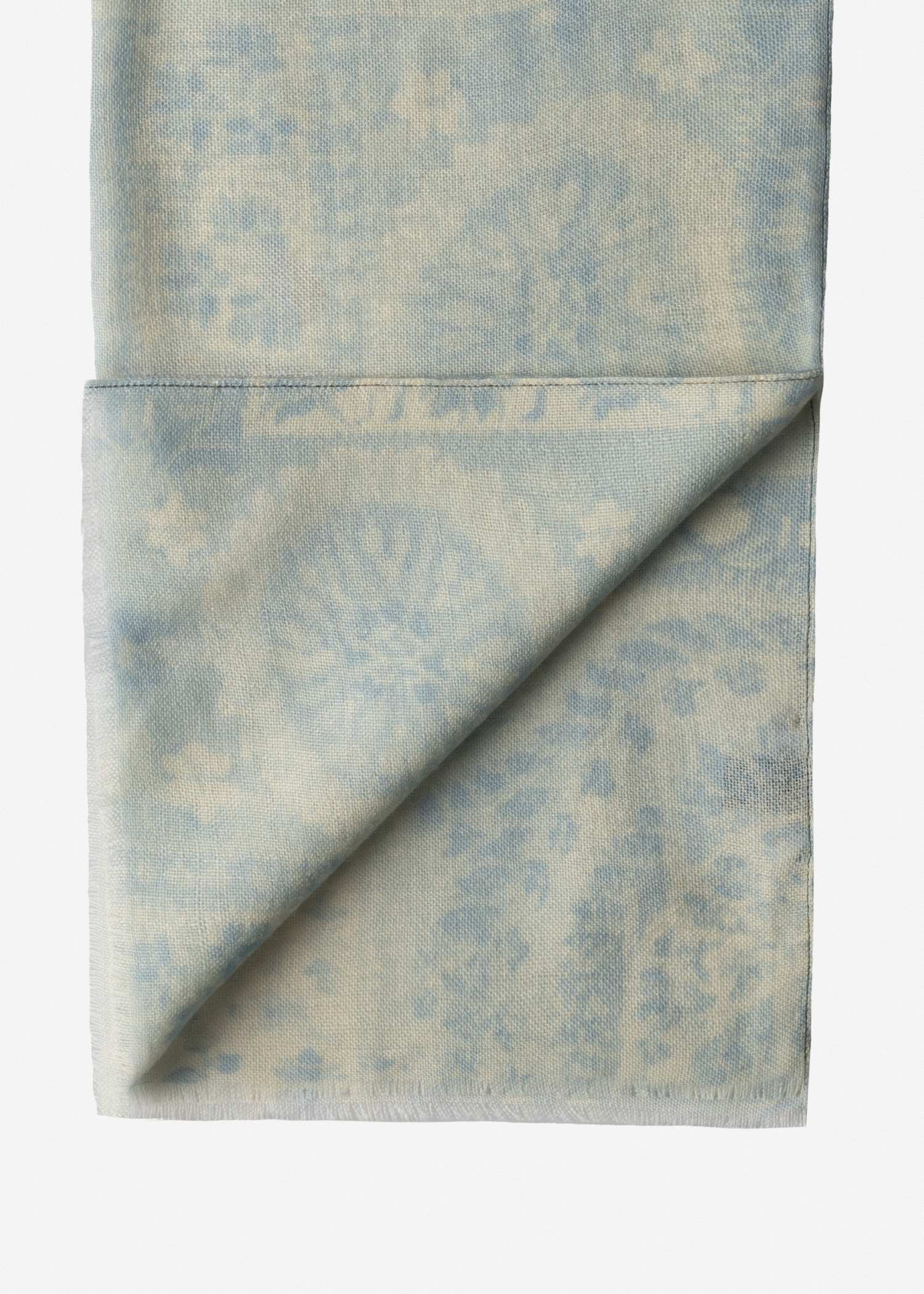 شال طرح دار پشمی 2521616 کروم