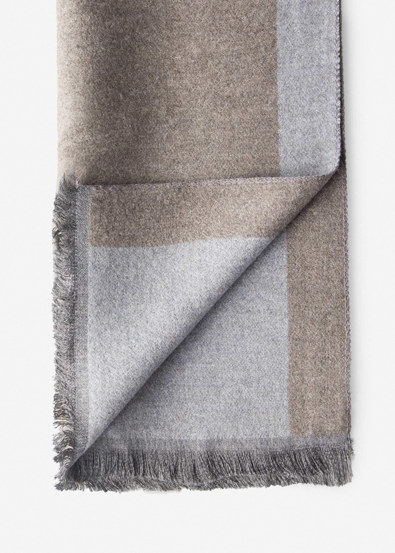 شال مردانه طرح دار 2521639 کروم