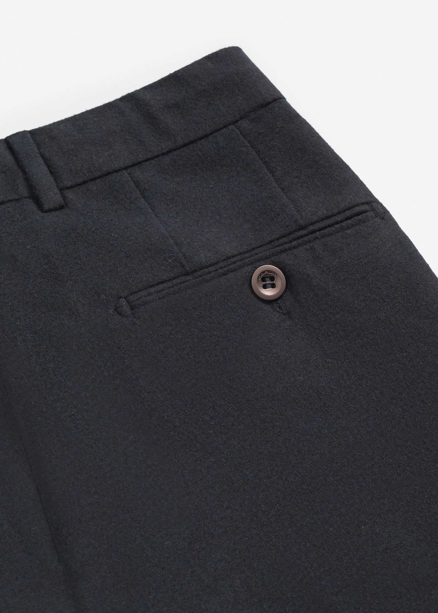 شلوار مردانه کمربند دار پشمی 2522505 کروم