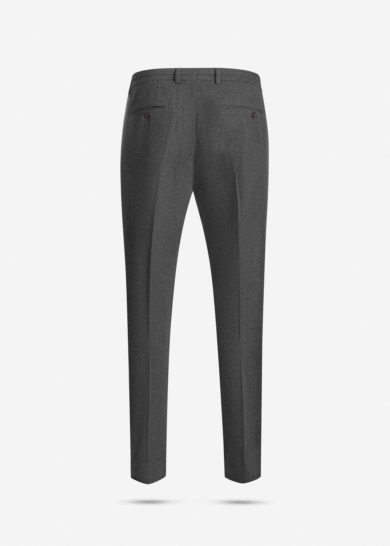 شلوار مردانه کمربند دار پشمی 2522505 کروم