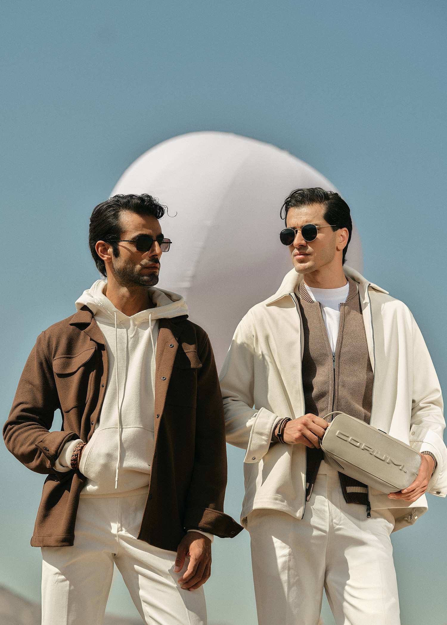 کت زیپ دار Wool کروم