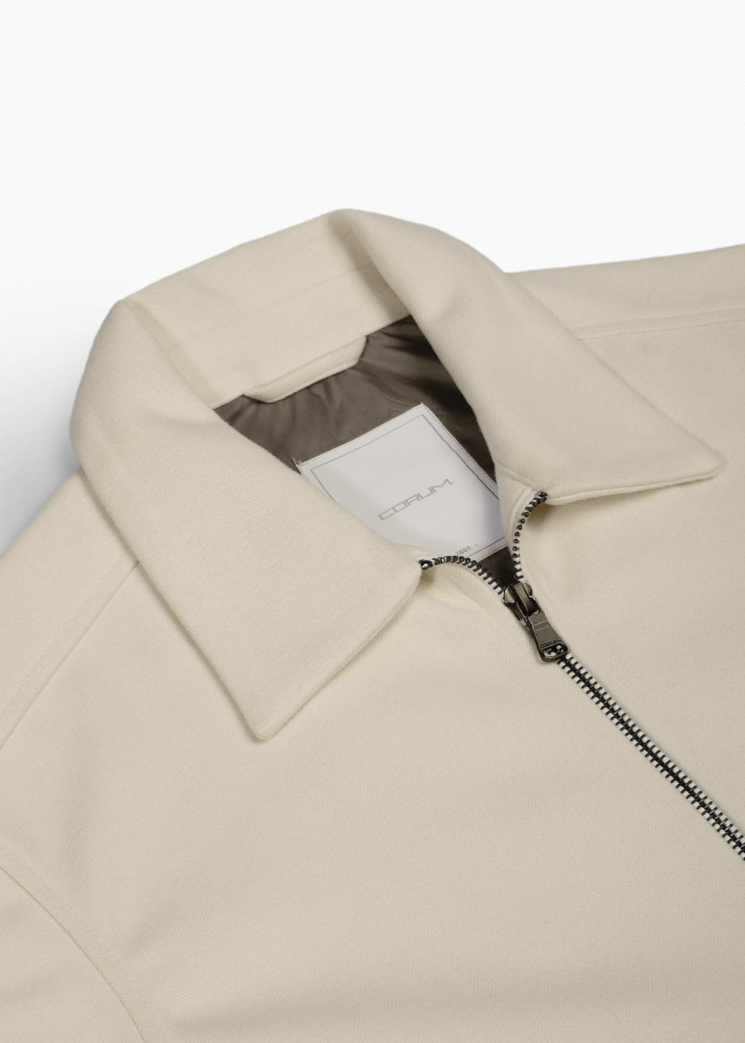 کت زیپ دار Wool کروم