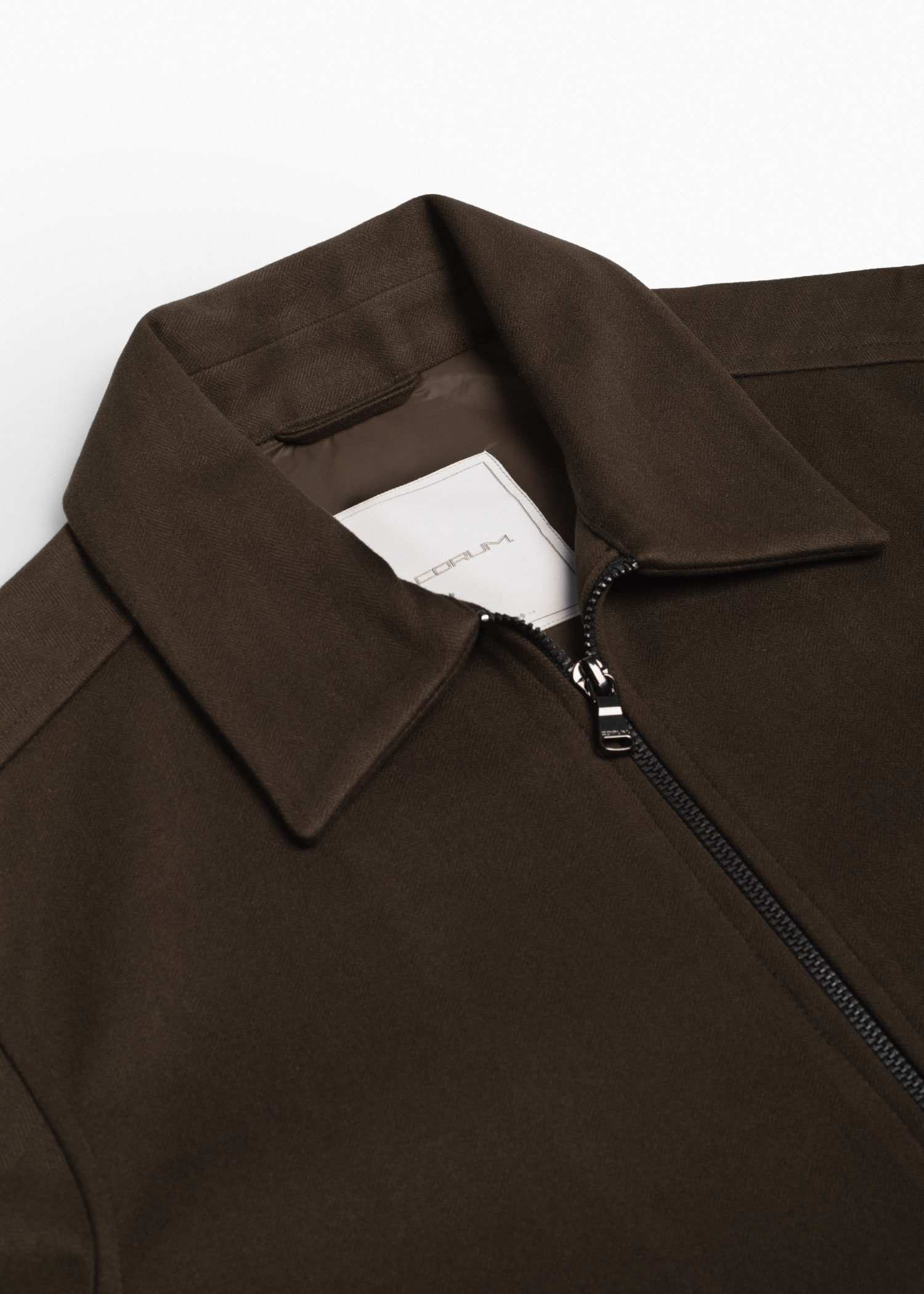 کت زیپ دار Wool کروم