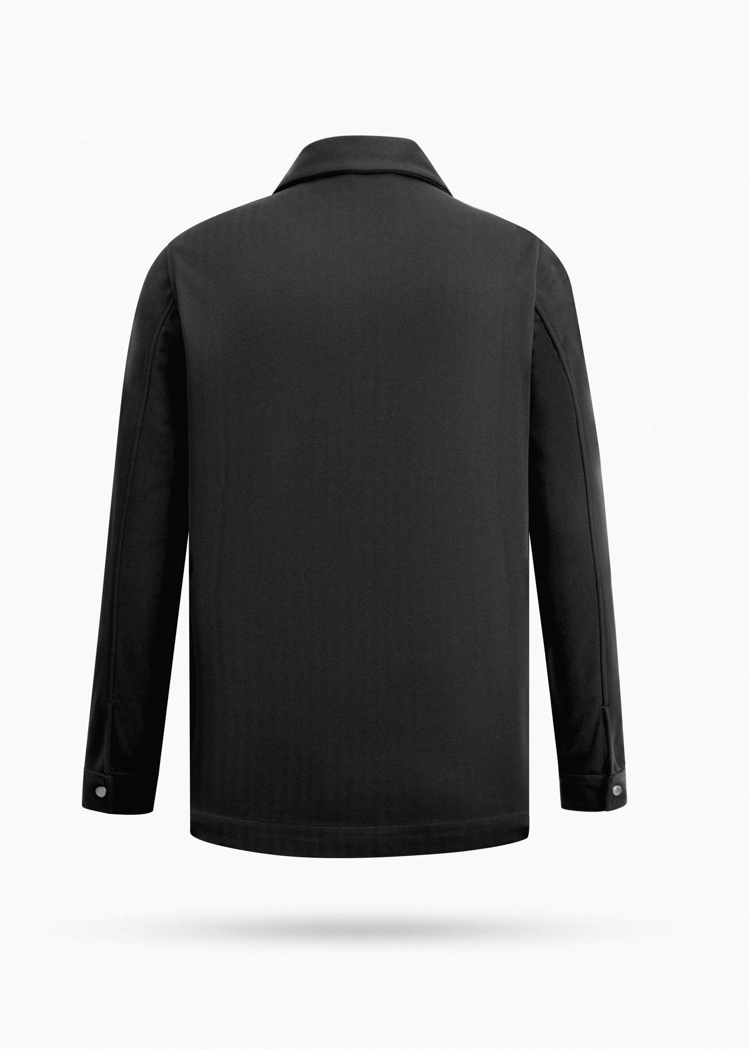 کت زیپ دار Wool کروم