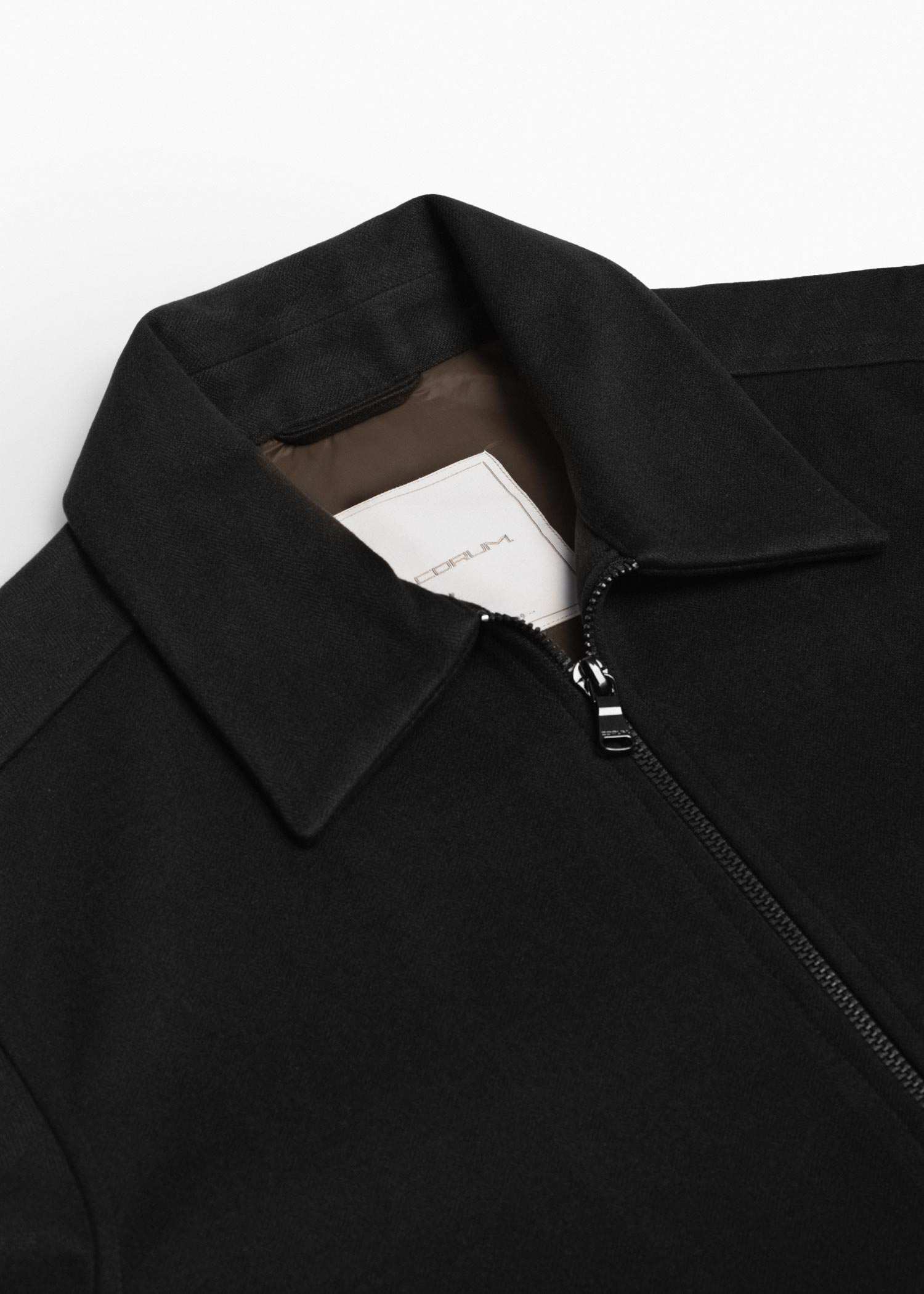 کت زیپ دار Wool کروم