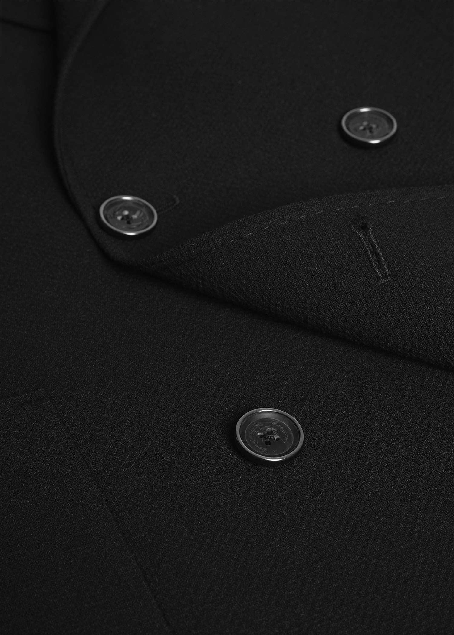 کت مردانه دبل برست 2610201 کروم