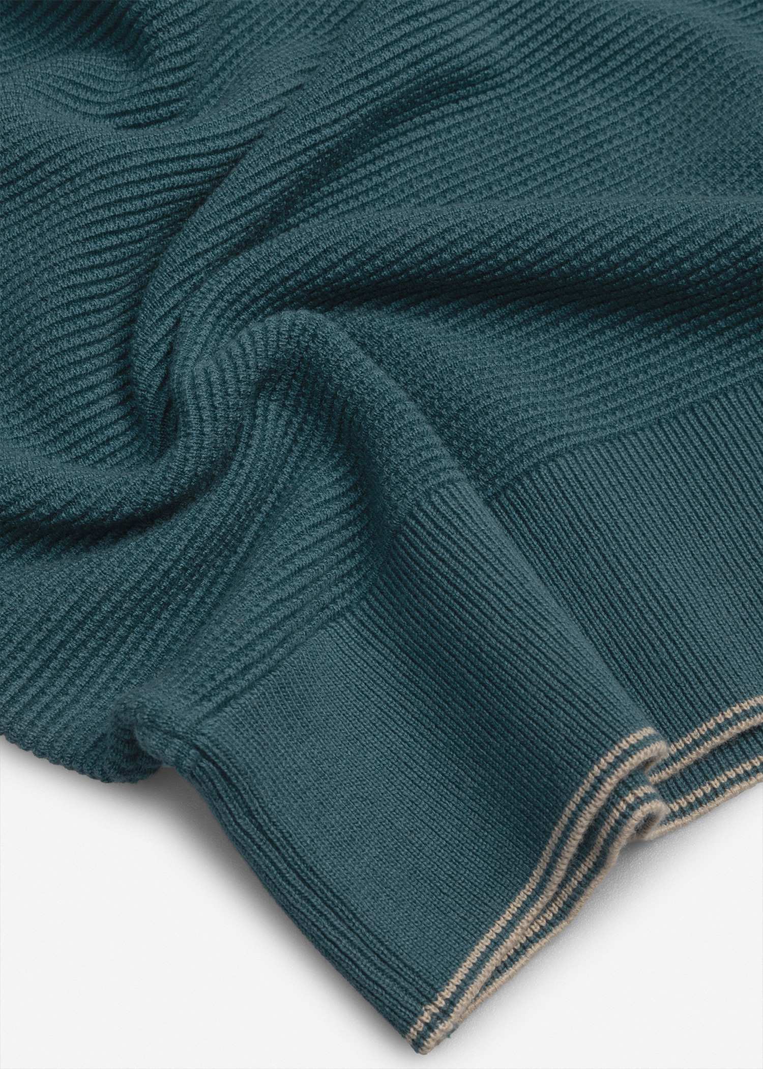 پولوشرت نیم زیپ Knit کروم