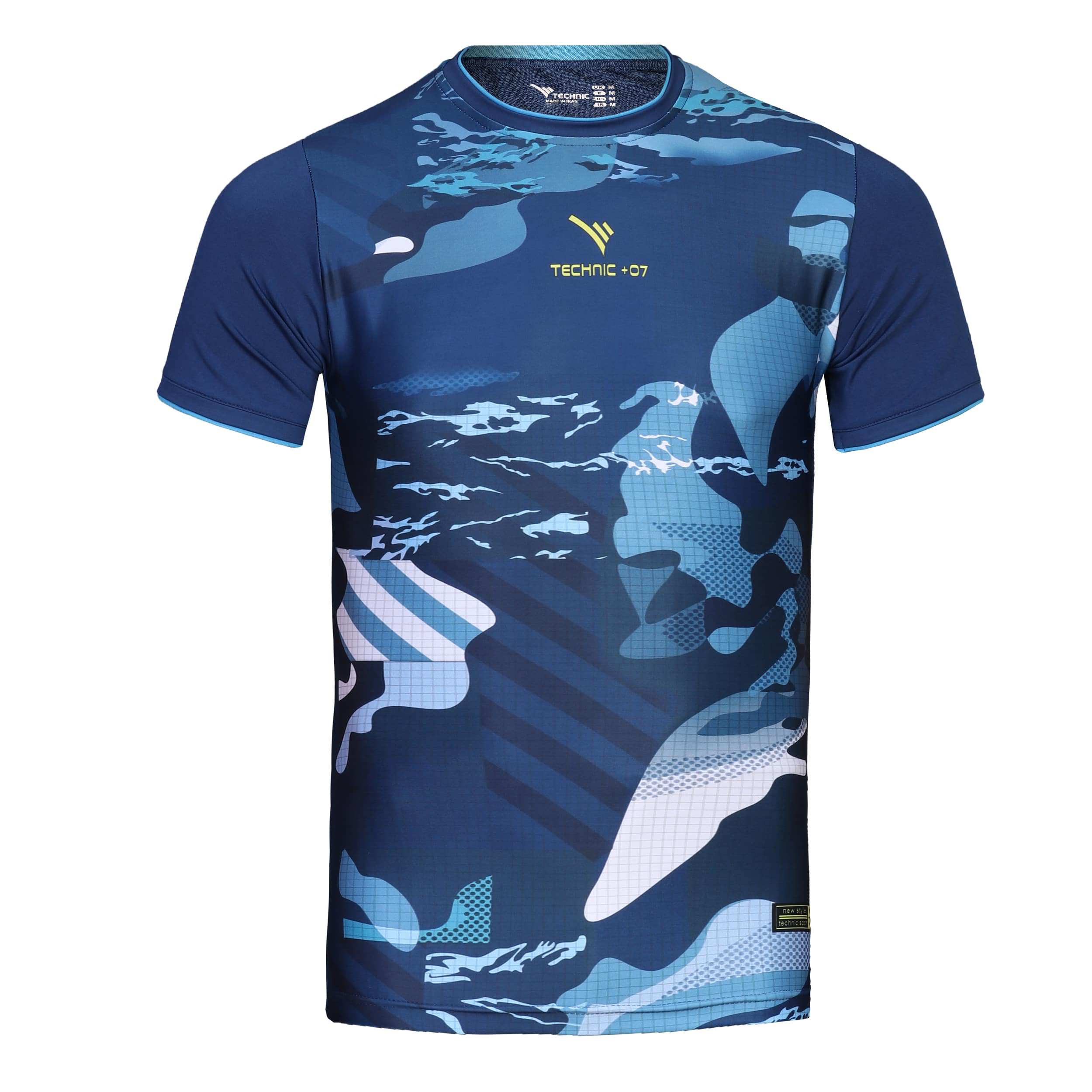 تیشرت چریکی TECHNIC+07 کد TS-142 - سرمه ای,