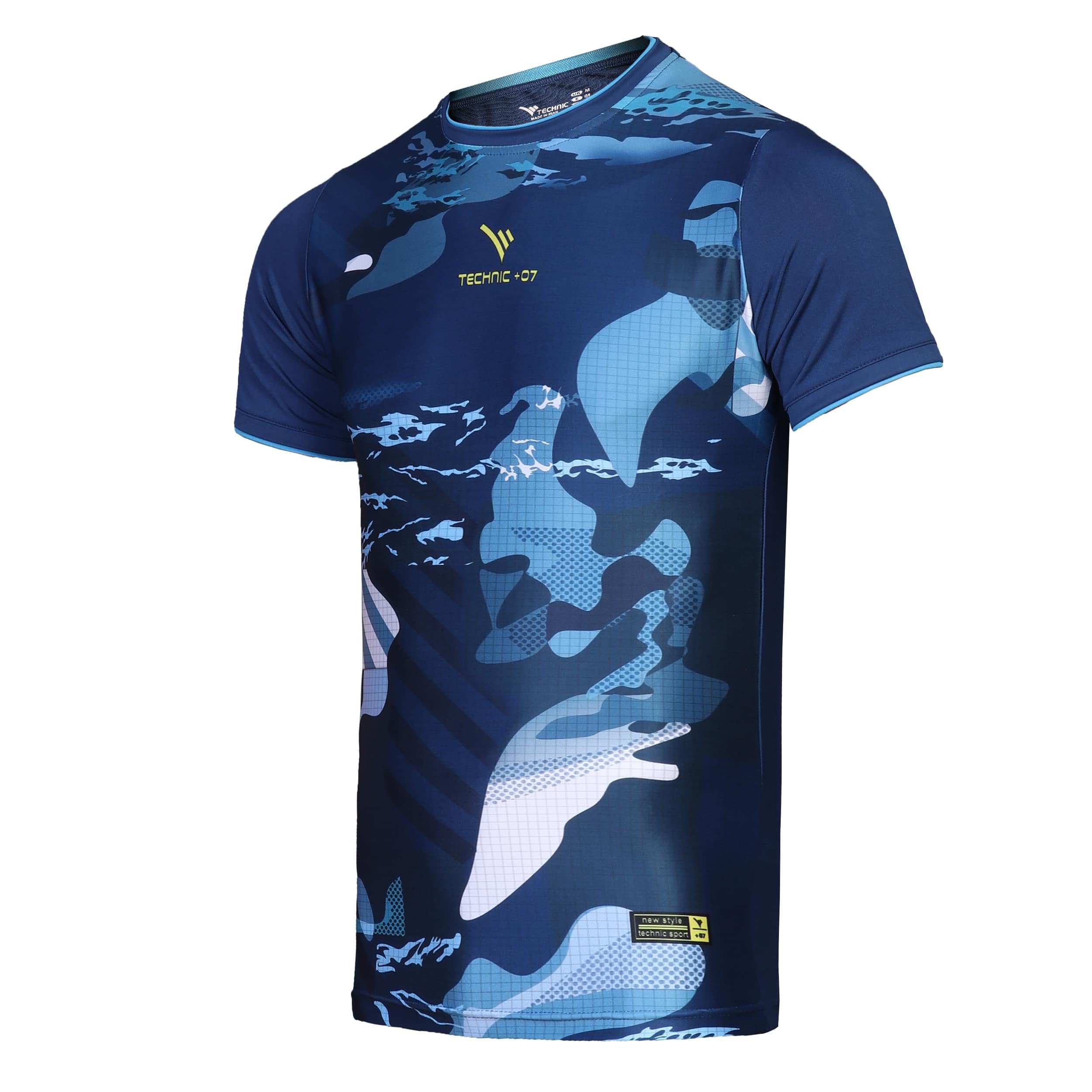 تیشرت چریکی TECHNIC+07 کد TS-142 - سرمه ای,