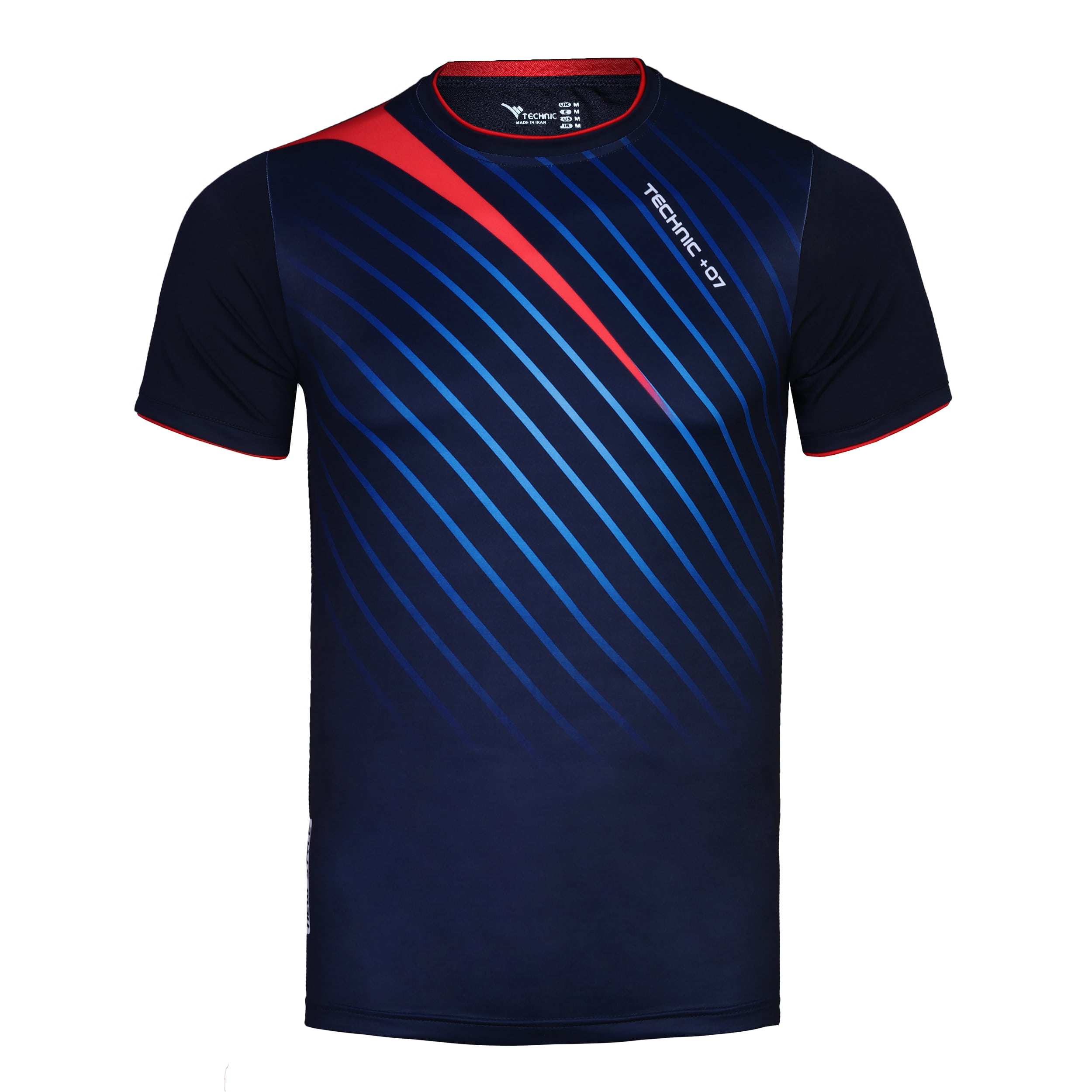 تیشرت ورزشی مردانه تکنیک پلاس 07 کد TS-143