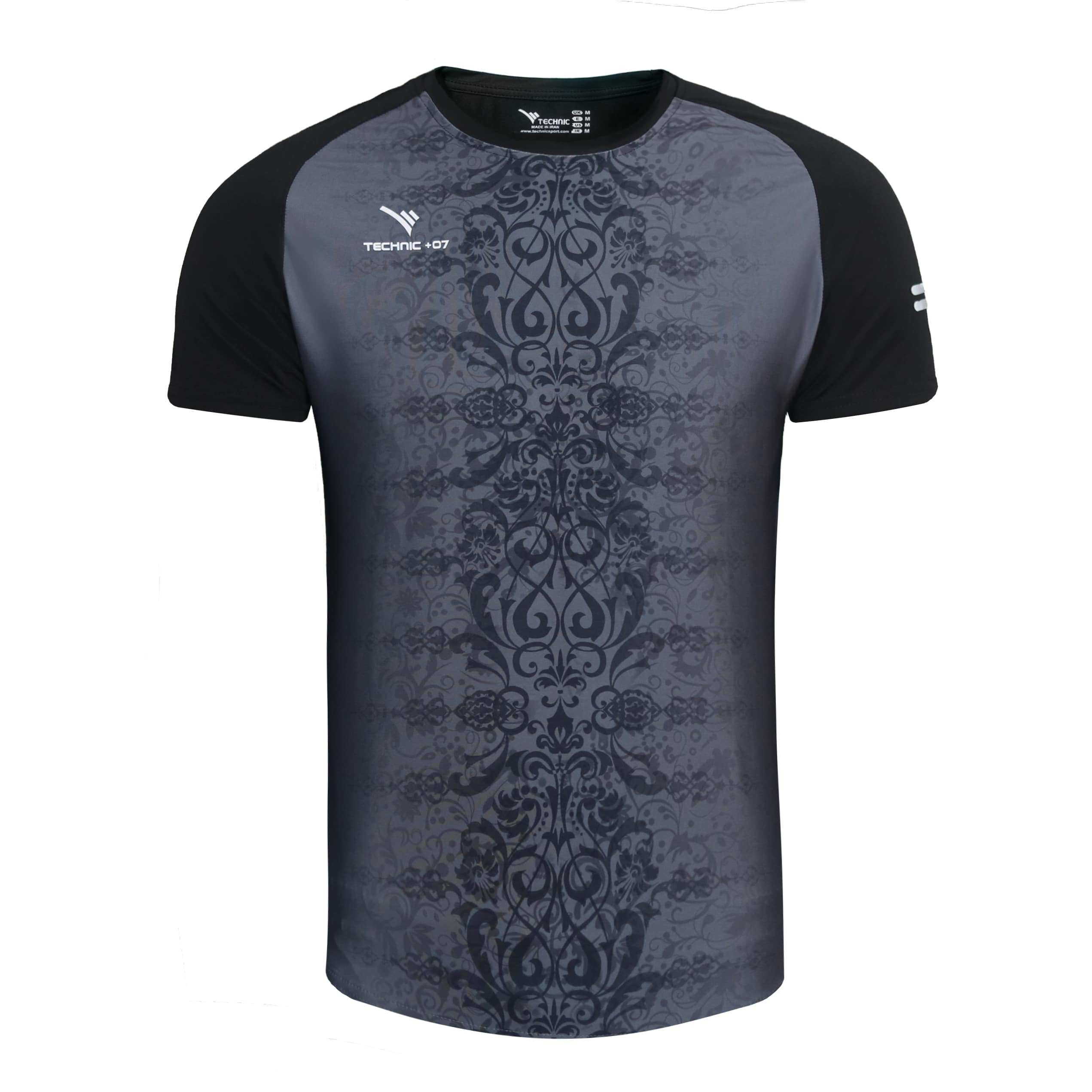 تیشرت ورزشی مردانه تکنیک پلاس 07 کد TS-150 - مدادی,
