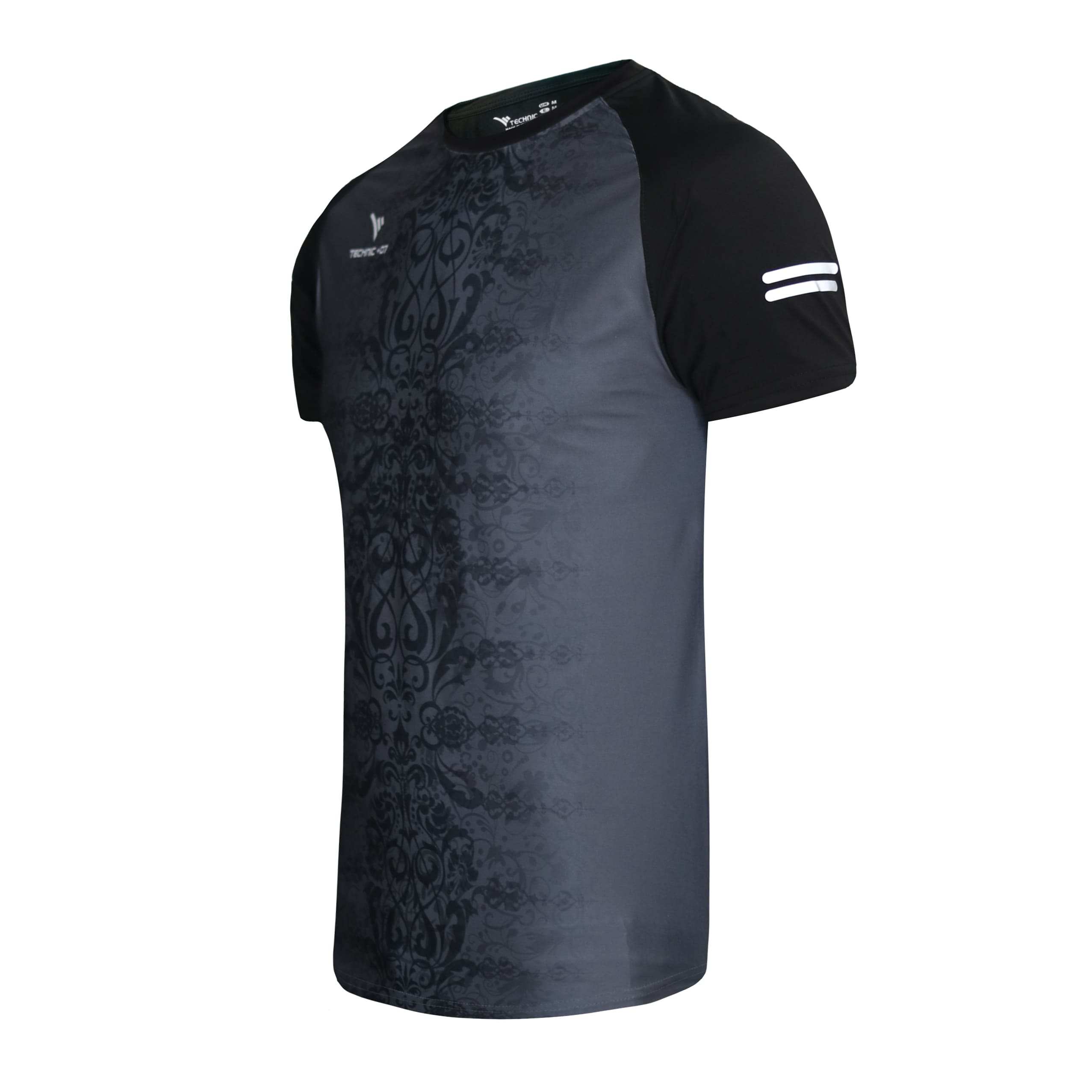 تیشرت ورزشی مردانه تکنیک پلاس 07 کد TS-150 - مدادی,