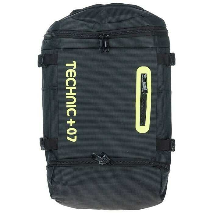 کوله پشتی استوانه ای TECHNIC+07 کد KS-102 - مشکی - مشکی