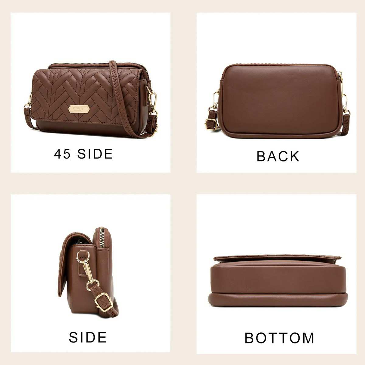 کیف دوشی زنانه پرتیزیس مدل PRETTYZYS X2-121