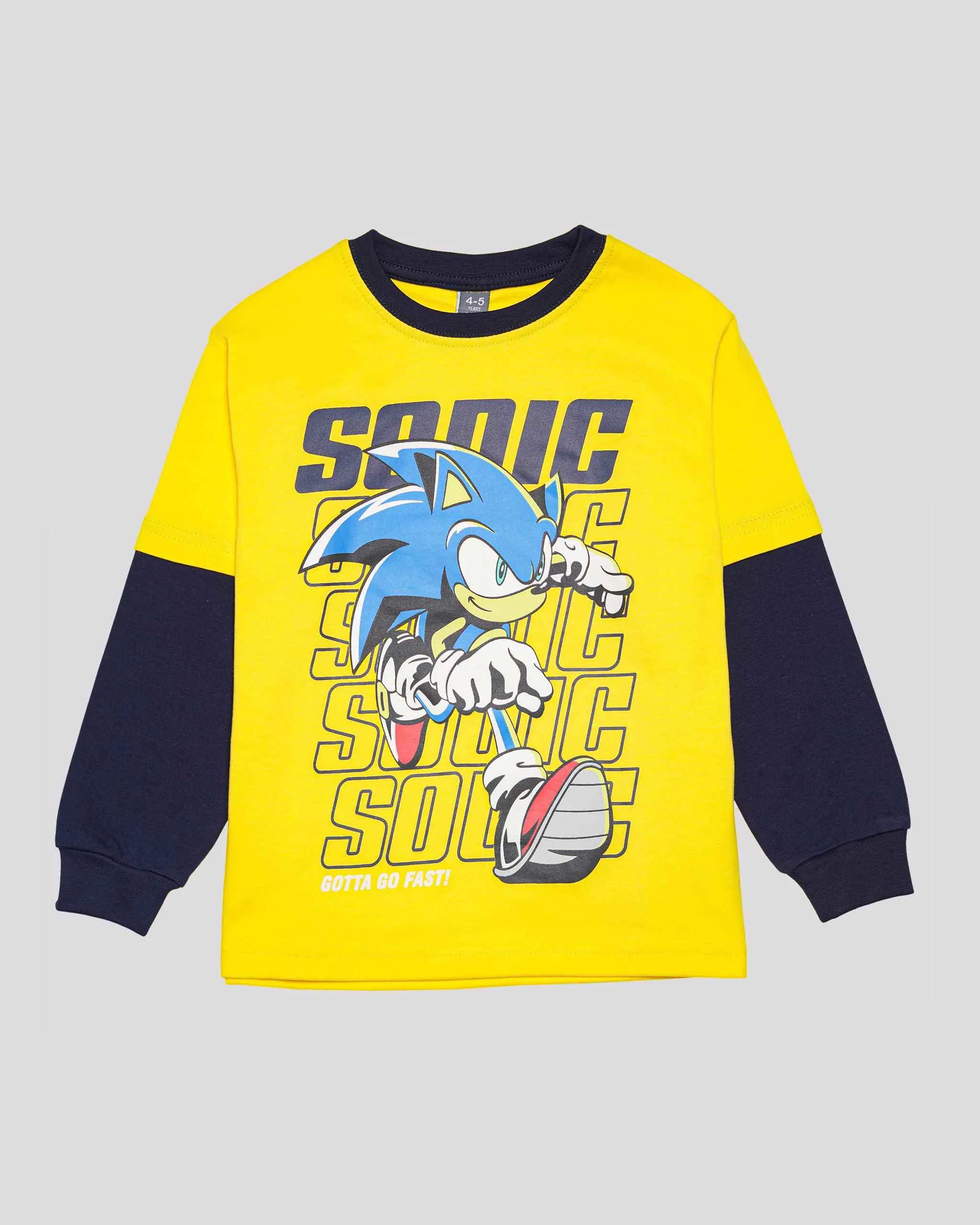 بلوز شلوار پسرانه دورنگ طرح SONIC بانی نو