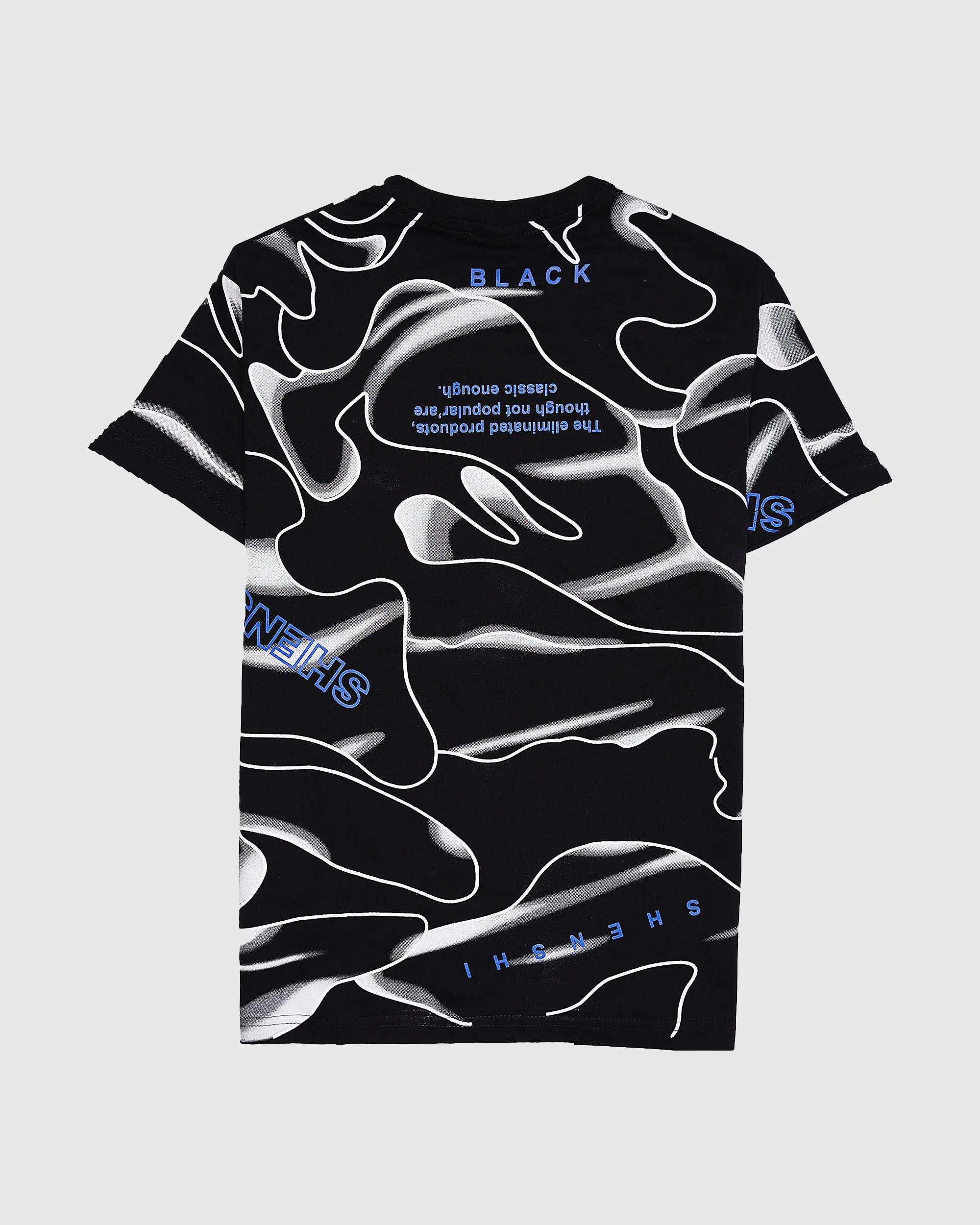 تی شرت پسرانه مدل BLACK PRINT بانی نو