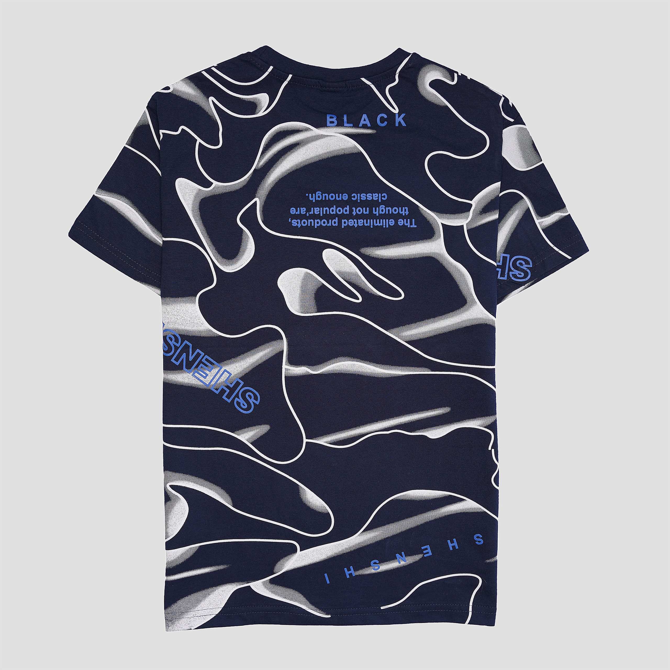 تی شرت پسرانه مدل BLACK PRINT بانی نو