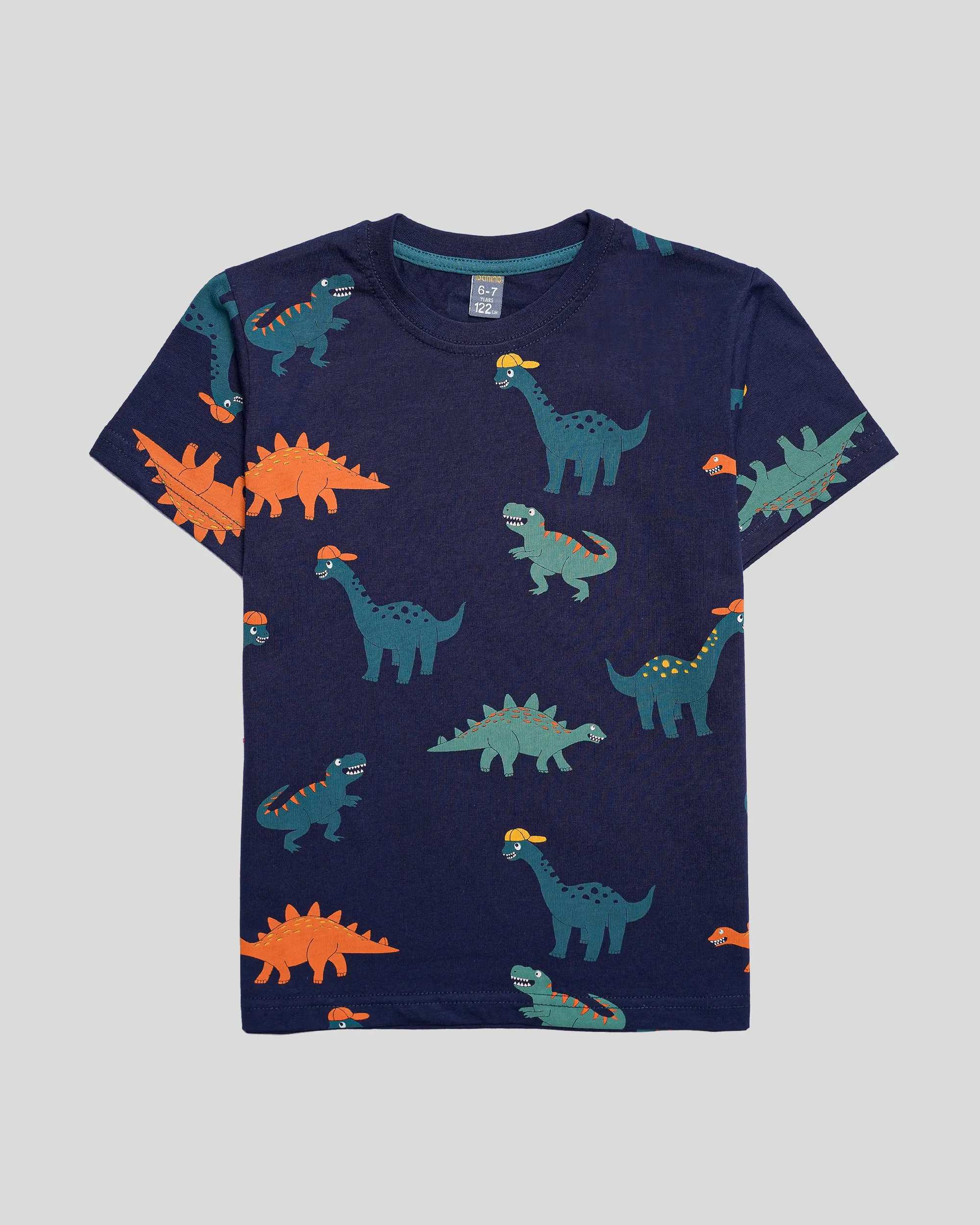 تی شرت شلوارک پسرانه مدل DINO بانی نو