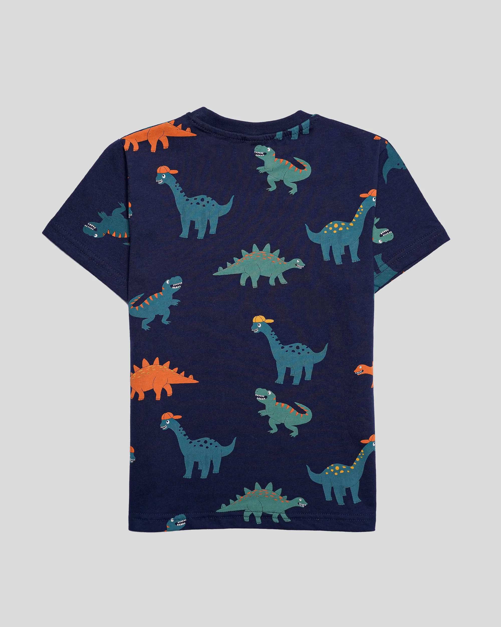 تی شرت شلوارک پسرانه مدل DINO بانی نو