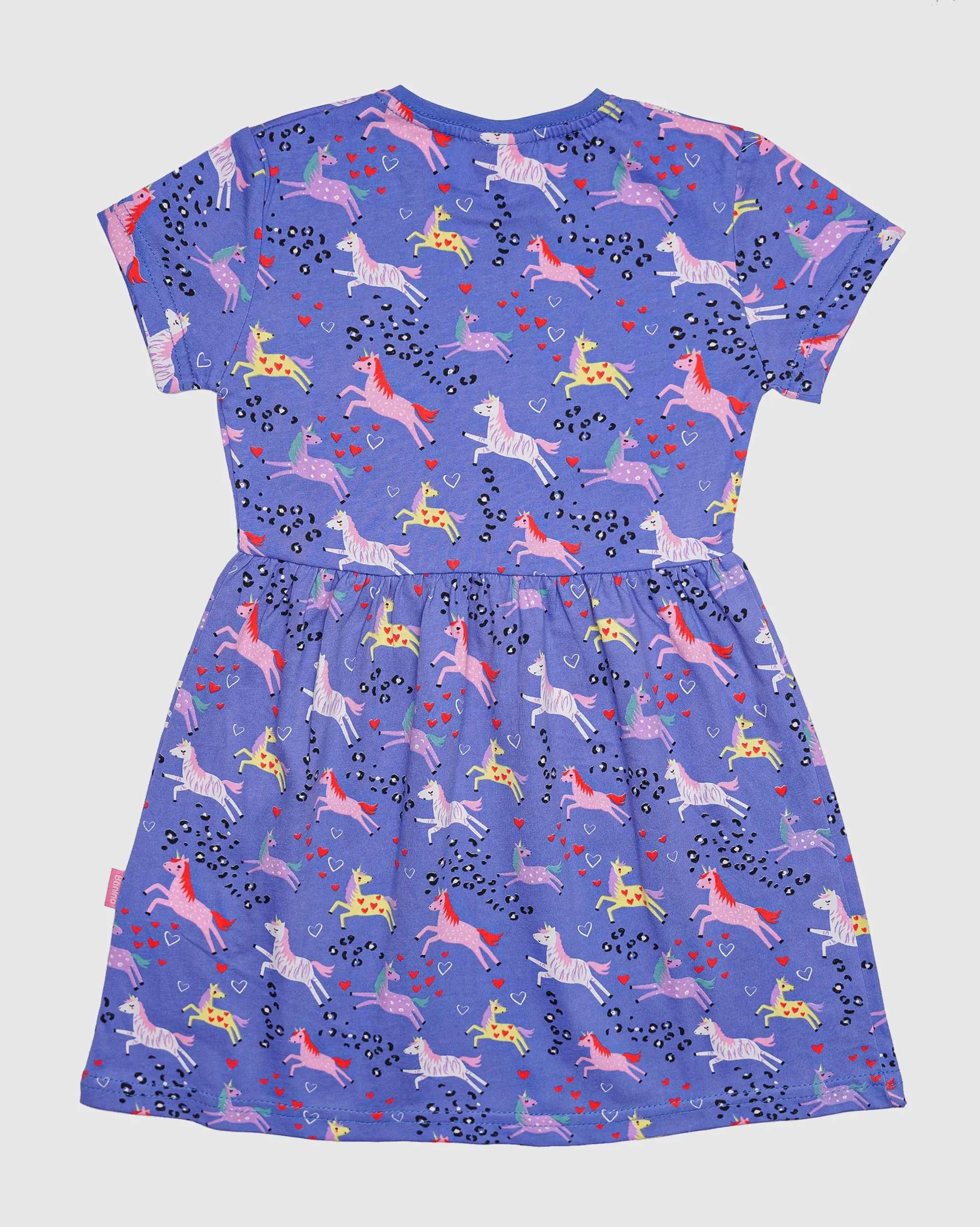 سارافون دخترانه طرح unicorn بنفش بانی نو