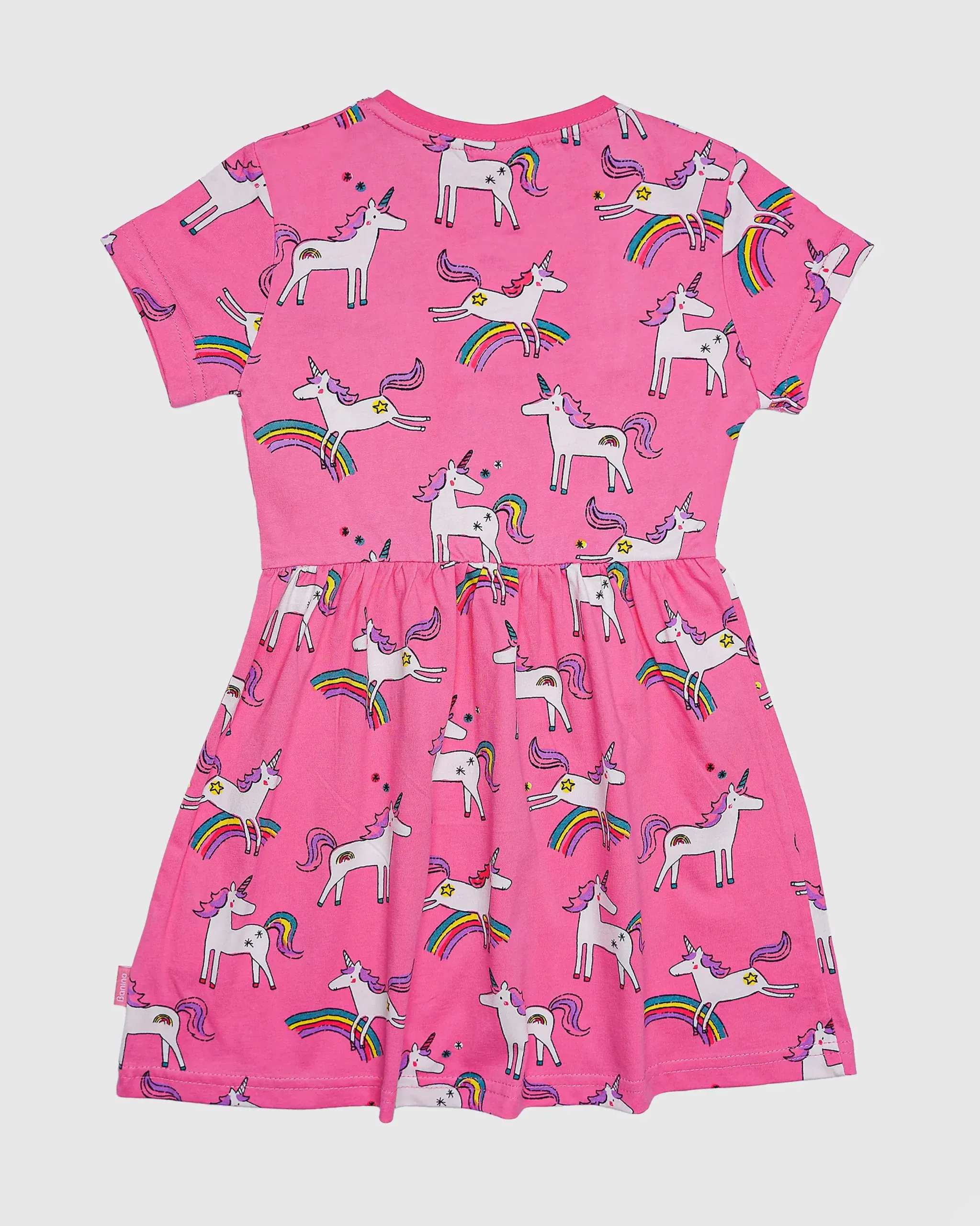 سارافون دخترانه طرح unicorn صورتی بانی نو