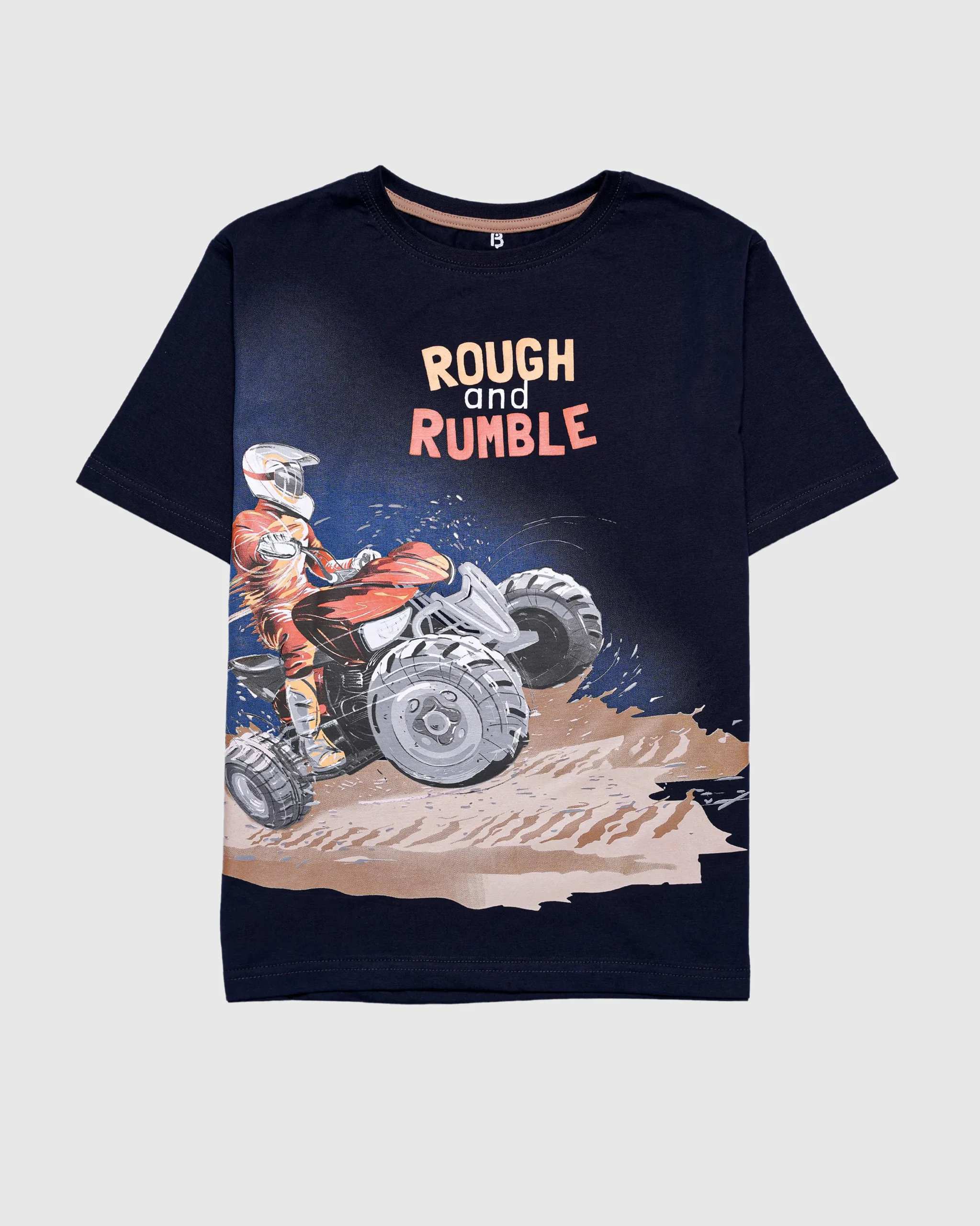 تی شرت پسرانه طرح ROUGH بانی نو