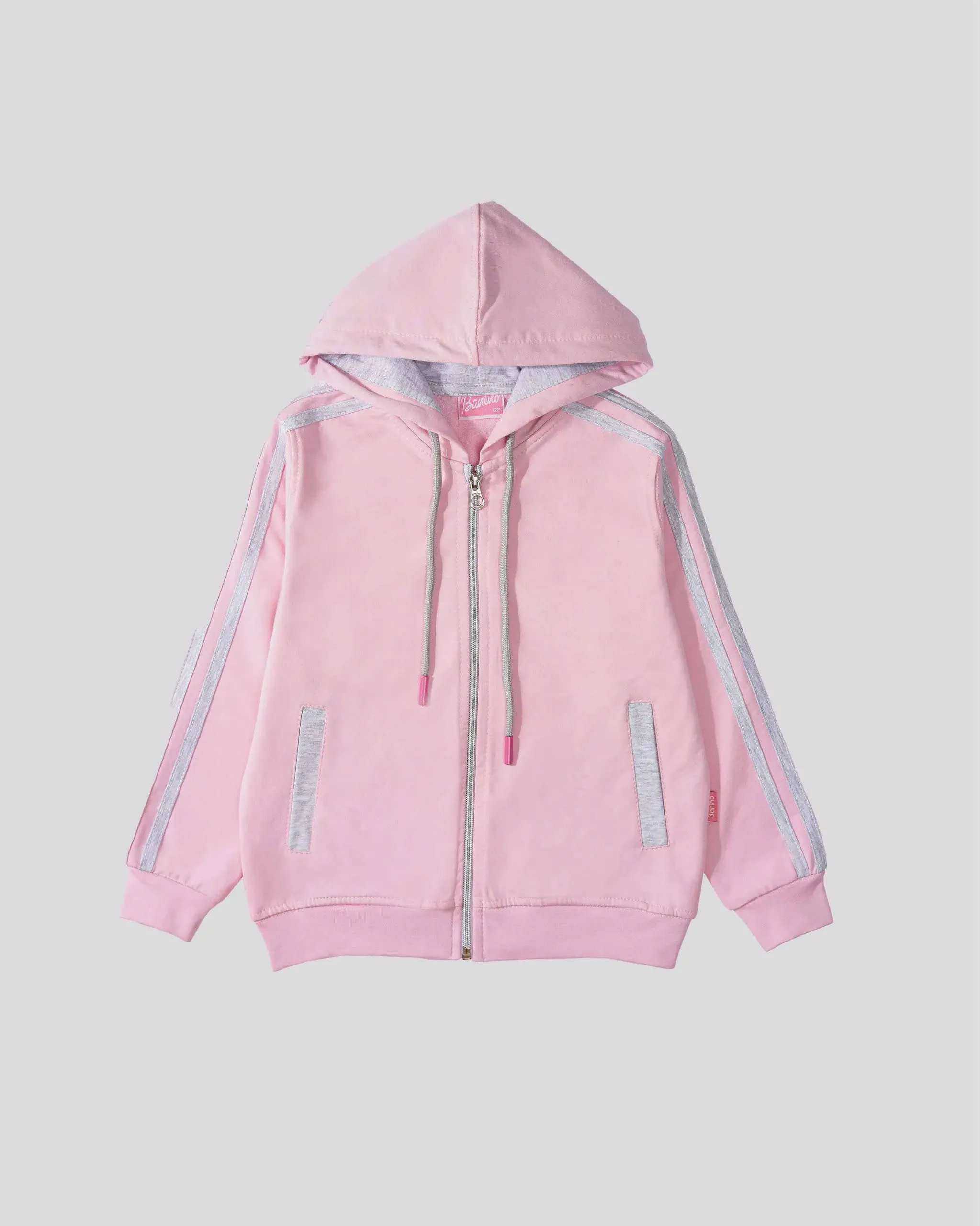 ست سه تکه دخترانه طرح adidas صورتی بانی نو
