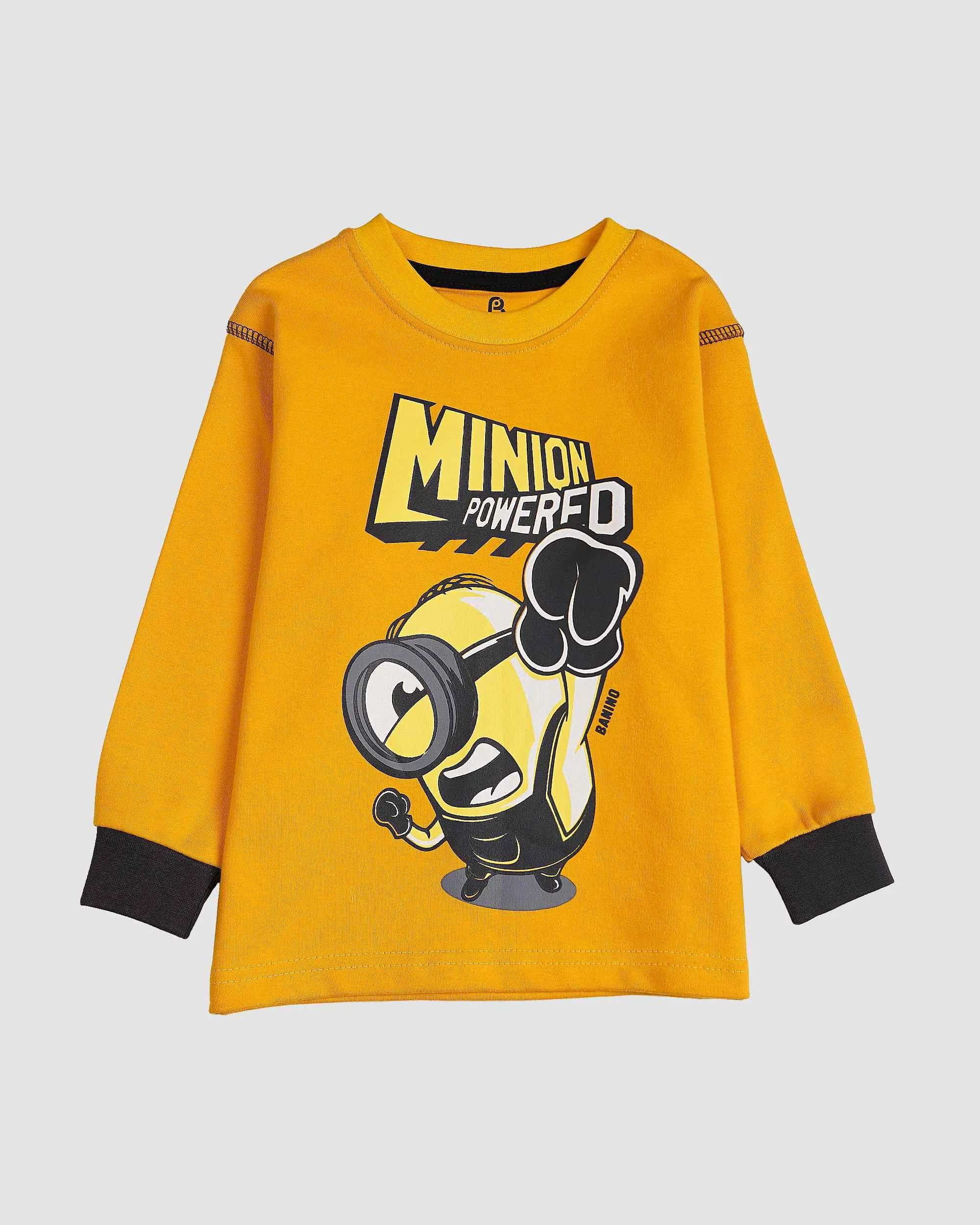 بلوز و شلوار پسرانه طرح MINION بانی نو