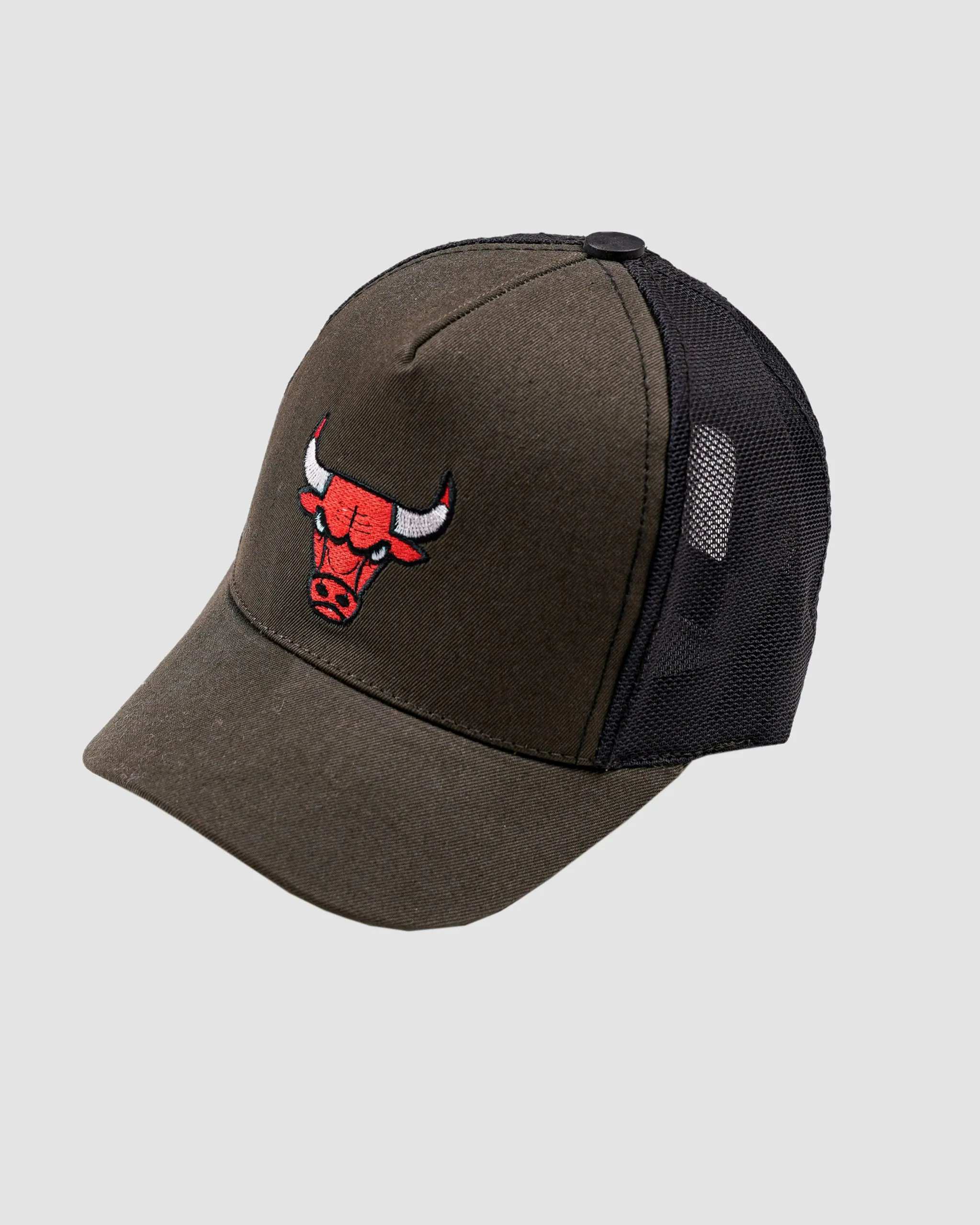 کلاه نقابدار پسرانه مدل BULL یشمی بانی نو