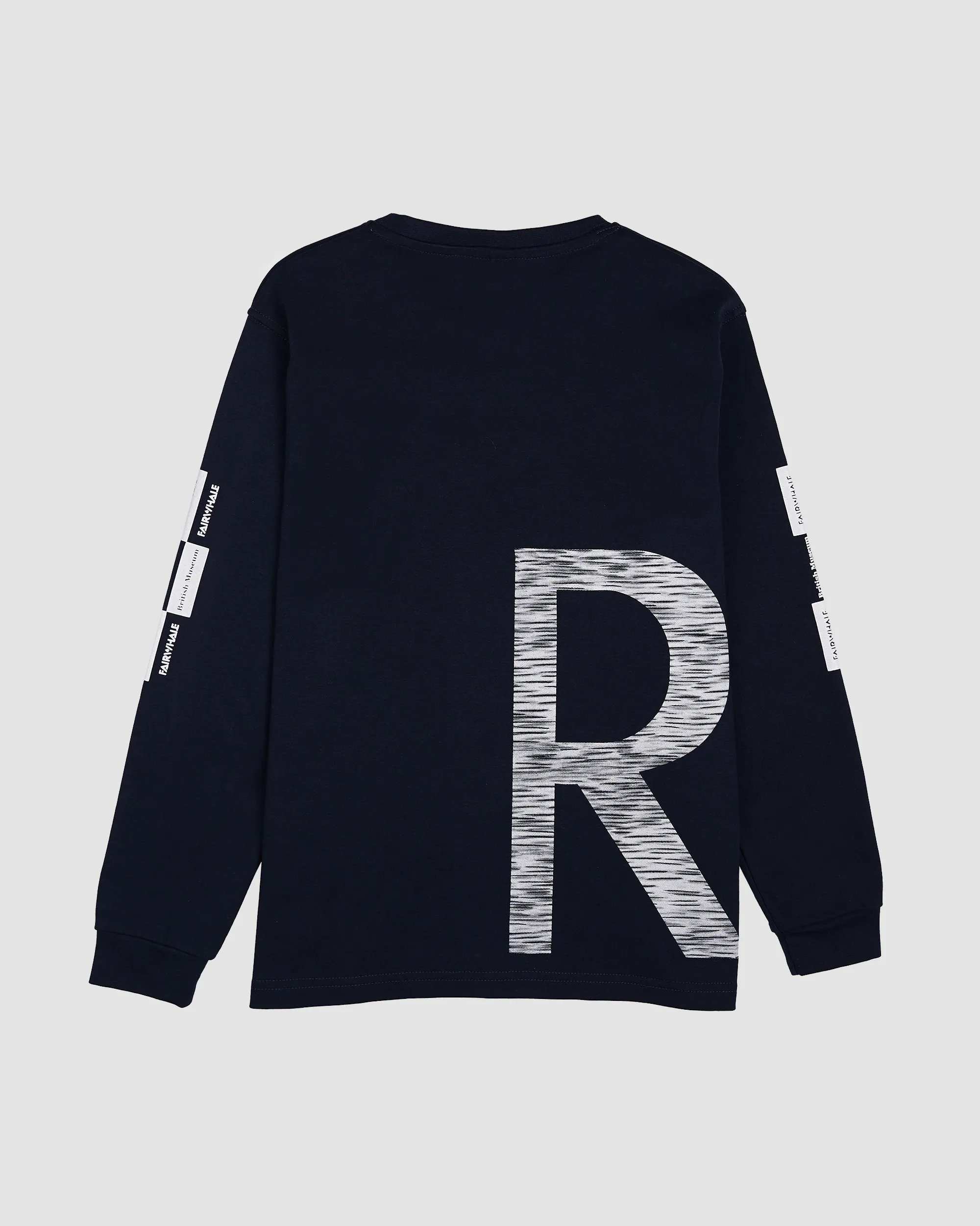 بلوز پسرانه مدل یقه گرد طرح AR بانی نو