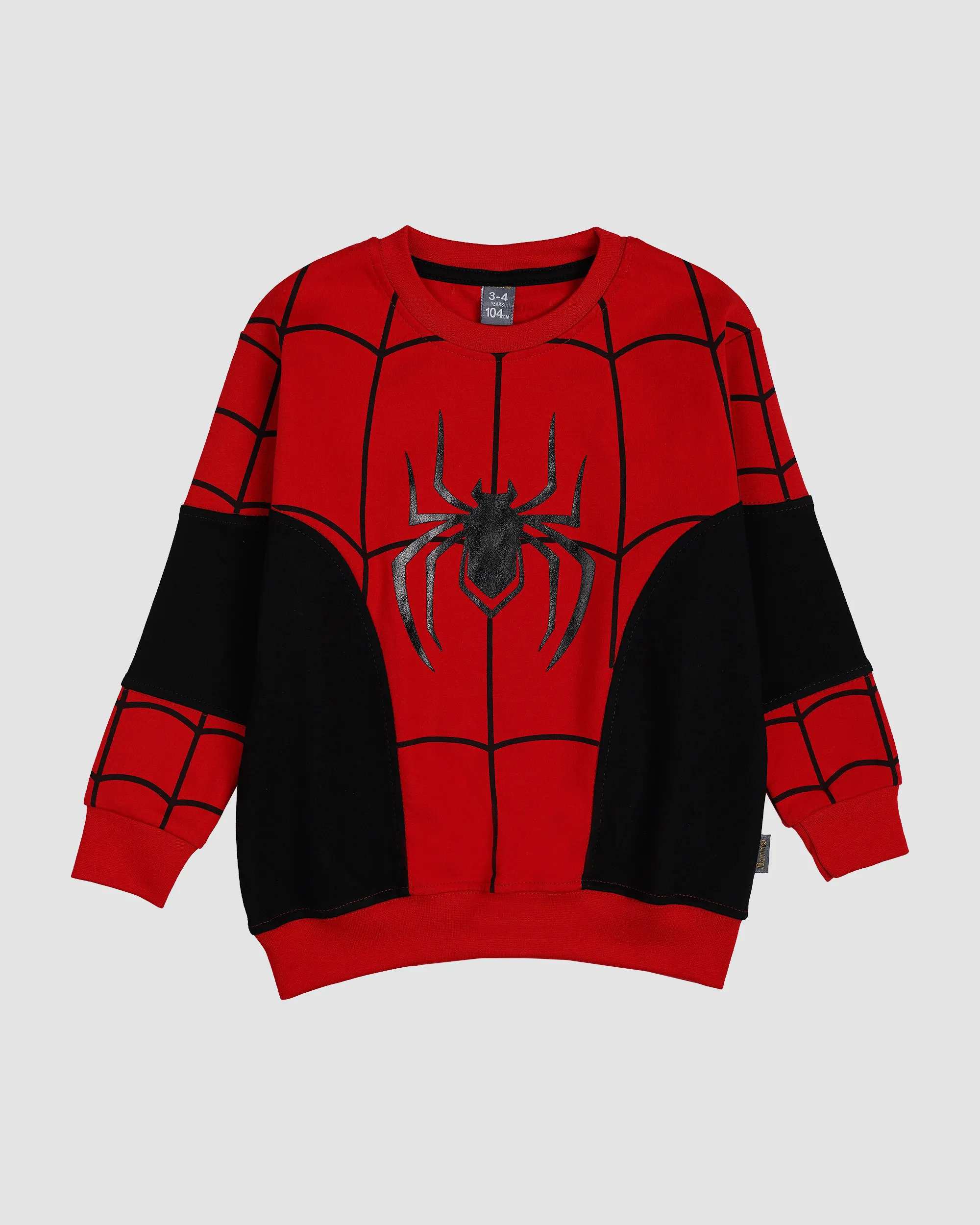 ست بلوز و شلوار پسرانه SPIDER MAN قرمز-مشکی بانی نو