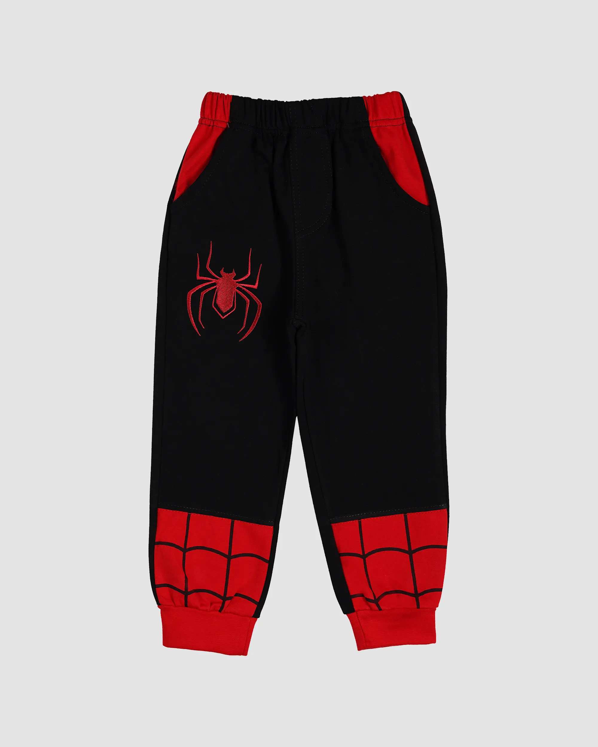 ست بلوز و شلوار پسرانه SPIDER MAN قرمز-مشکی بانی نو
