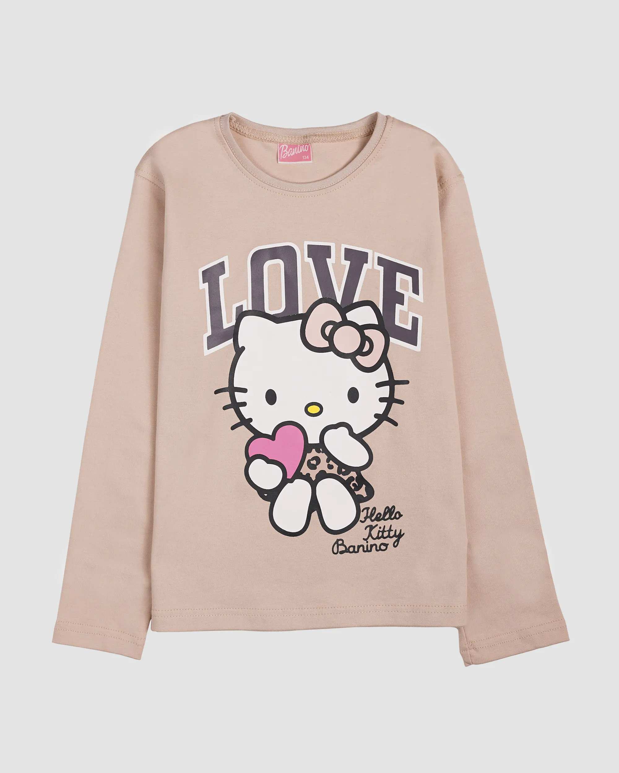 ست بلوز و شلوار دخترانه طرح چاپی KITTY بانی نو