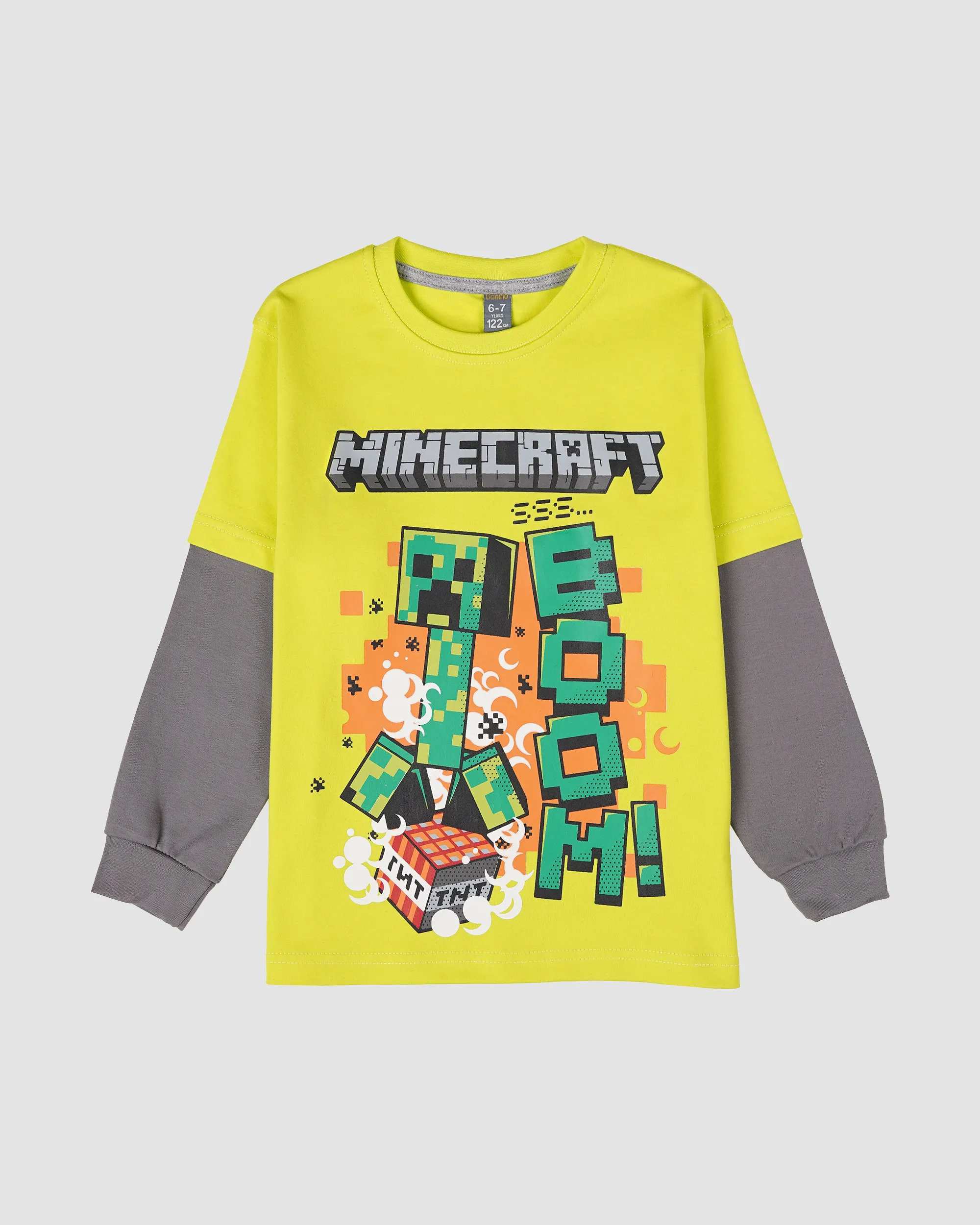 ست بلوز و شلوار پسرانه طرح MINE CRAFT بانی نو