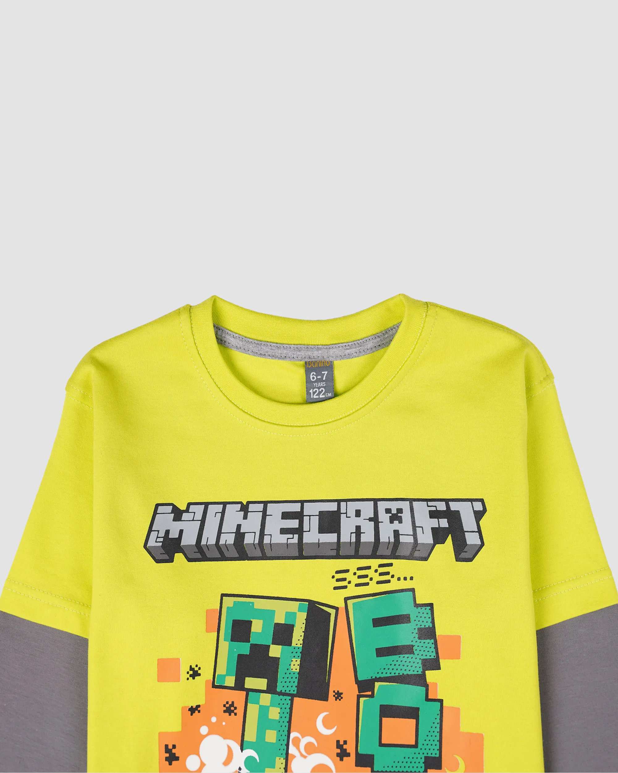 ست بلوز و شلوار پسرانه طرح MINE CRAFT بانی نو