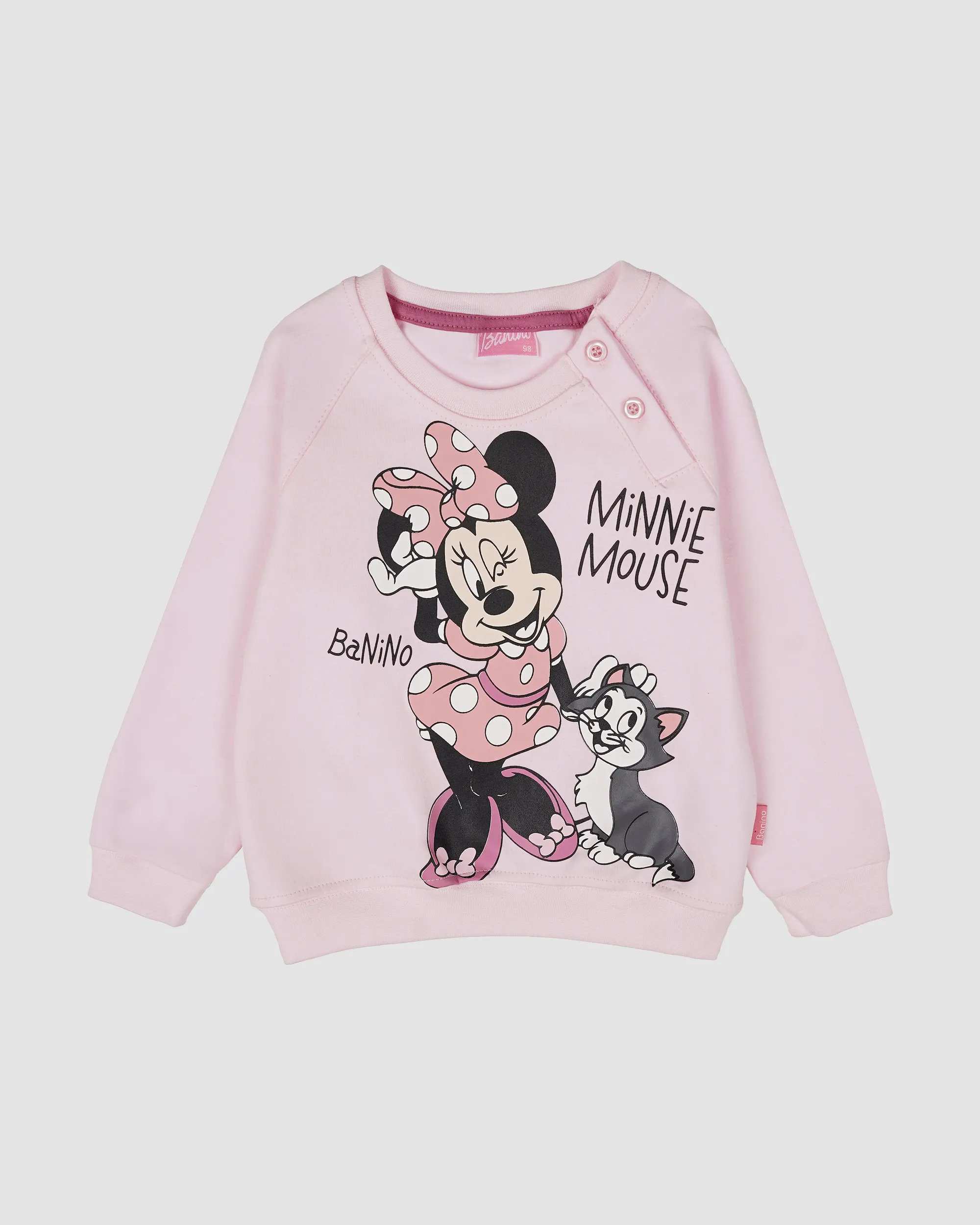 ست سویشرت و شلوار دخترانه مدل تمام چاپ MINNIE MOUSE بانی نو