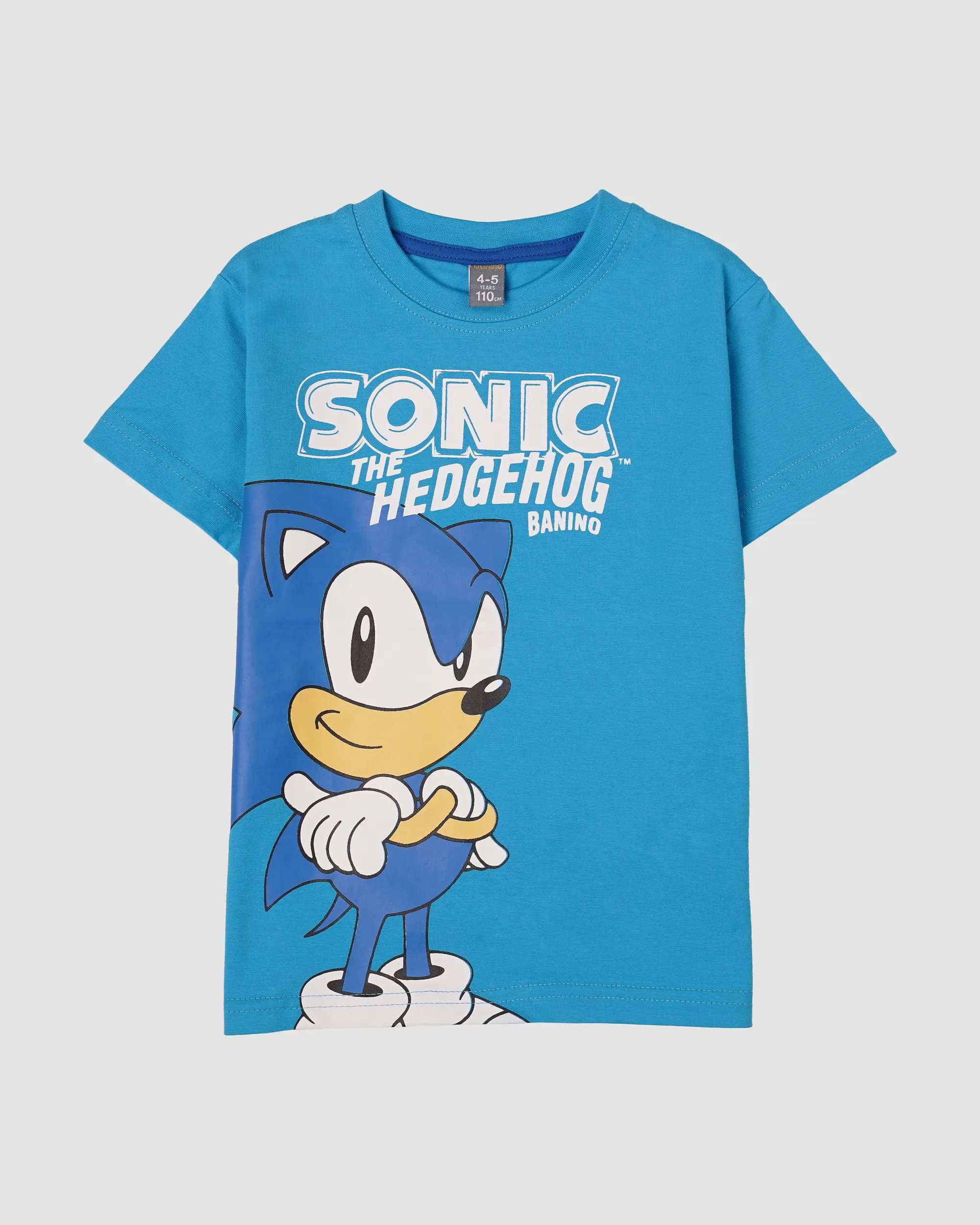 ست تیشرت و شلوارک پسرانه مدل SONIC آبی بانی نو
