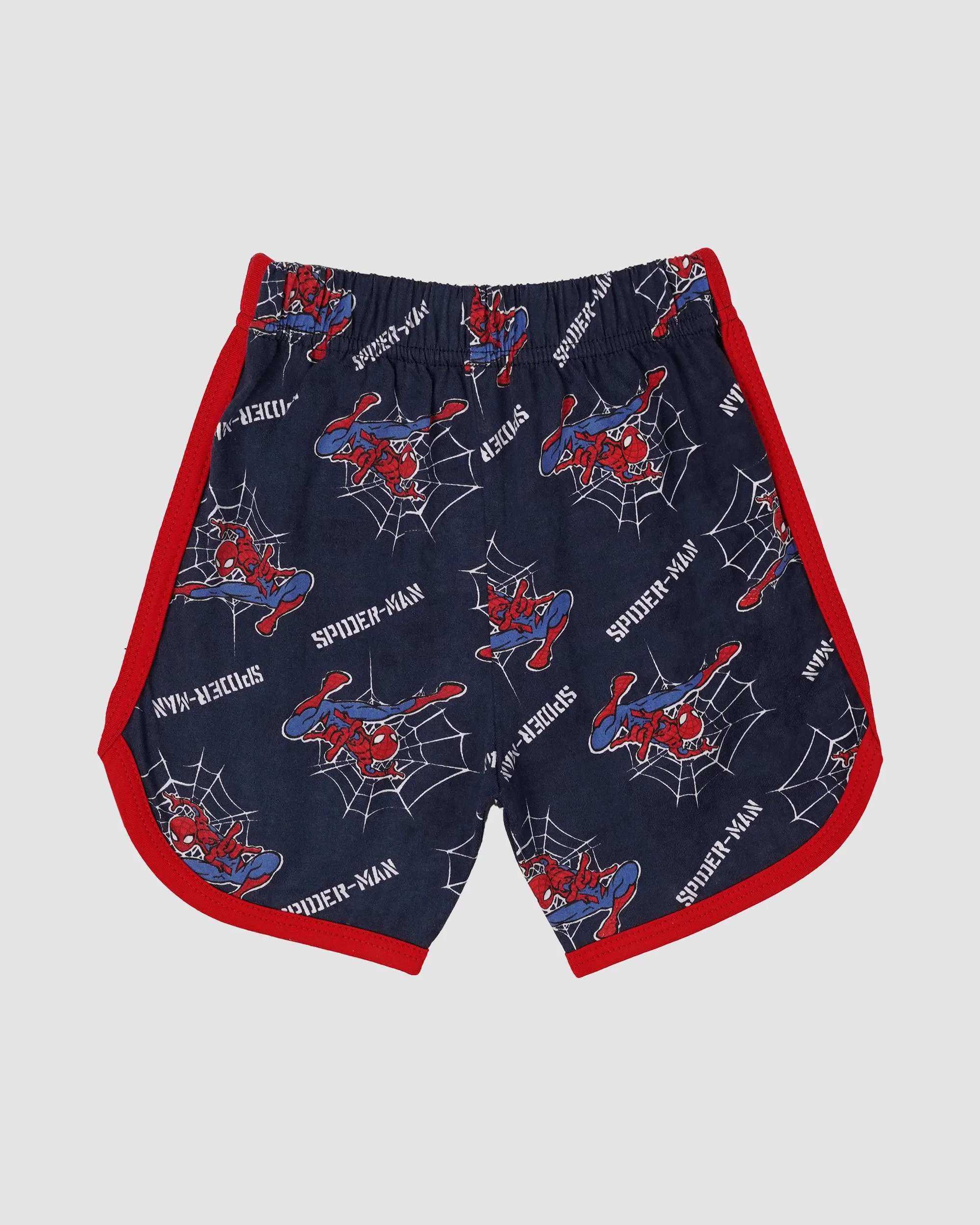ست رکابی و شلوارک پسرانه مدل SPIDERMAN بانی نو