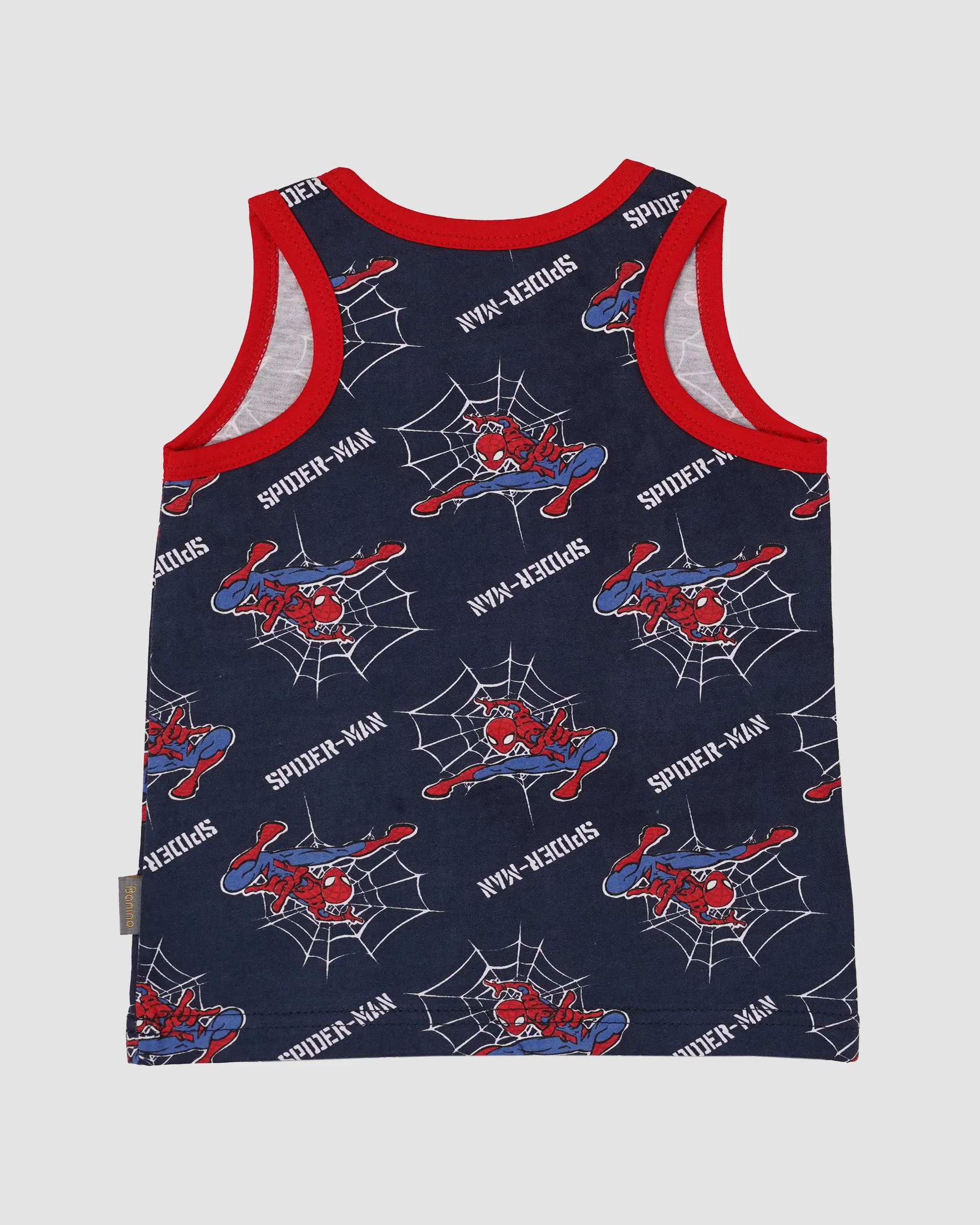 ست رکابی و شلوارک پسرانه مدل SPIDERMAN بانی نو