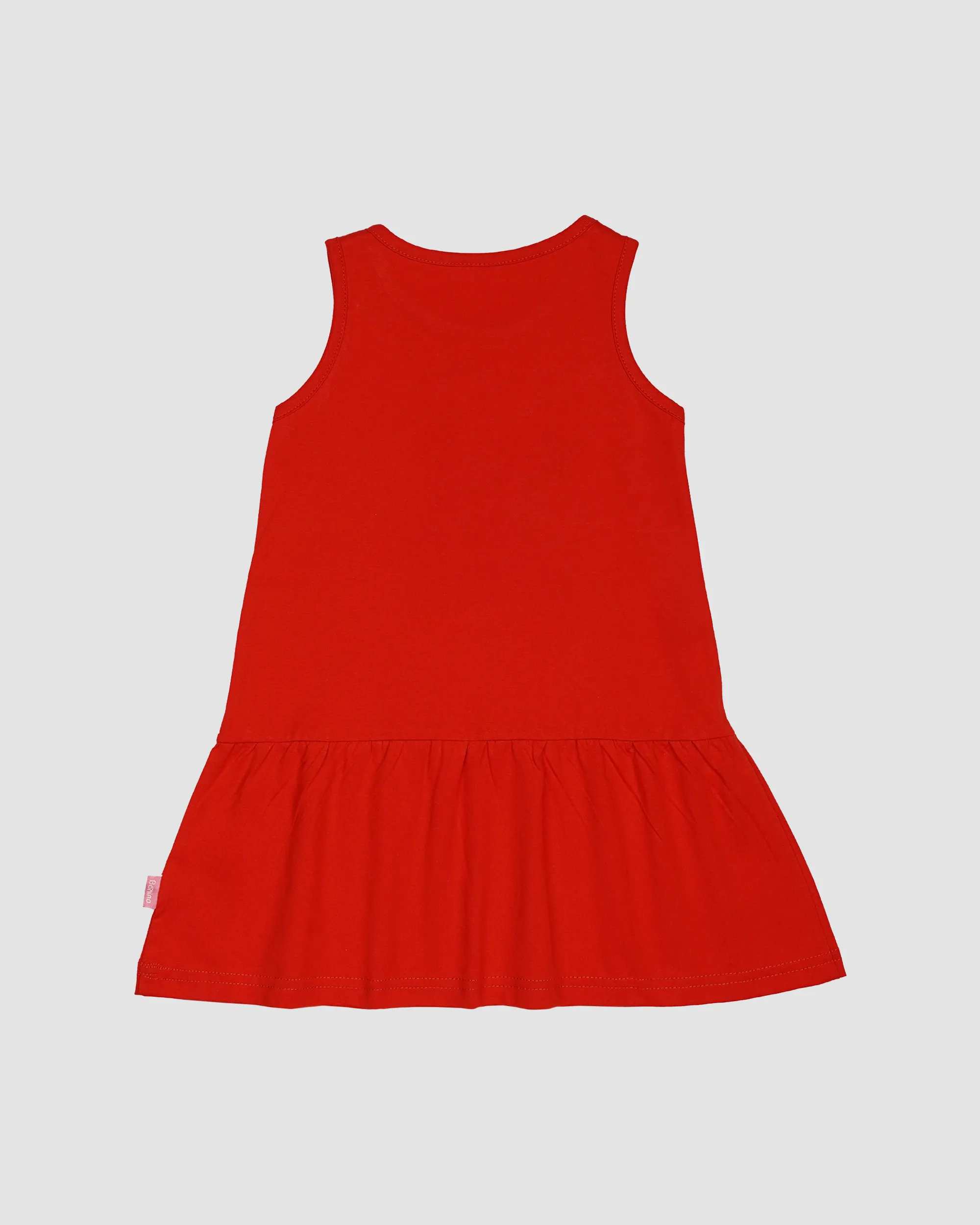 سارافون دخترانه مدل MINNIE MOUSE قرمز بانی نو