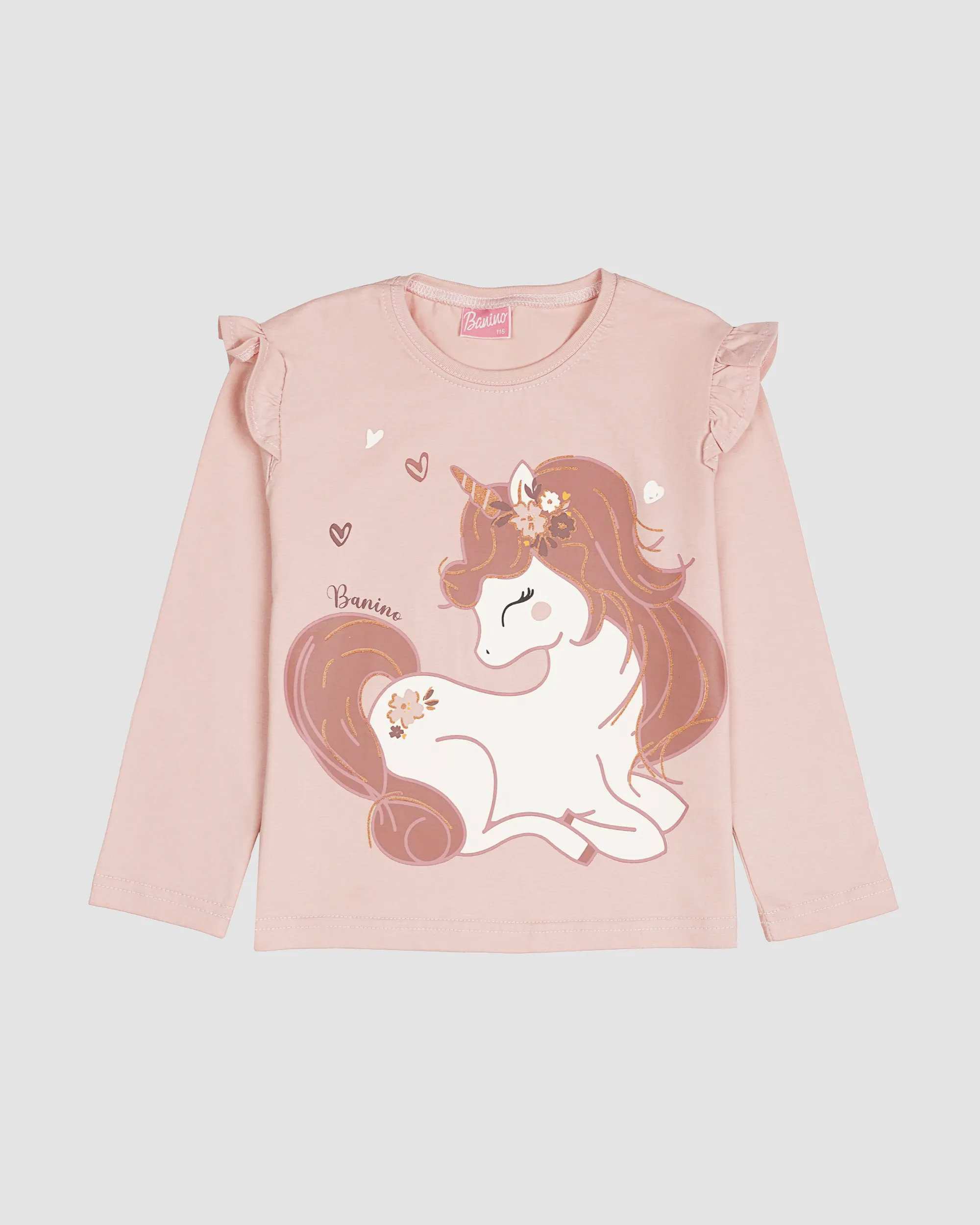 بلوز دخترانه طرح PONY گلهی بانی نو
