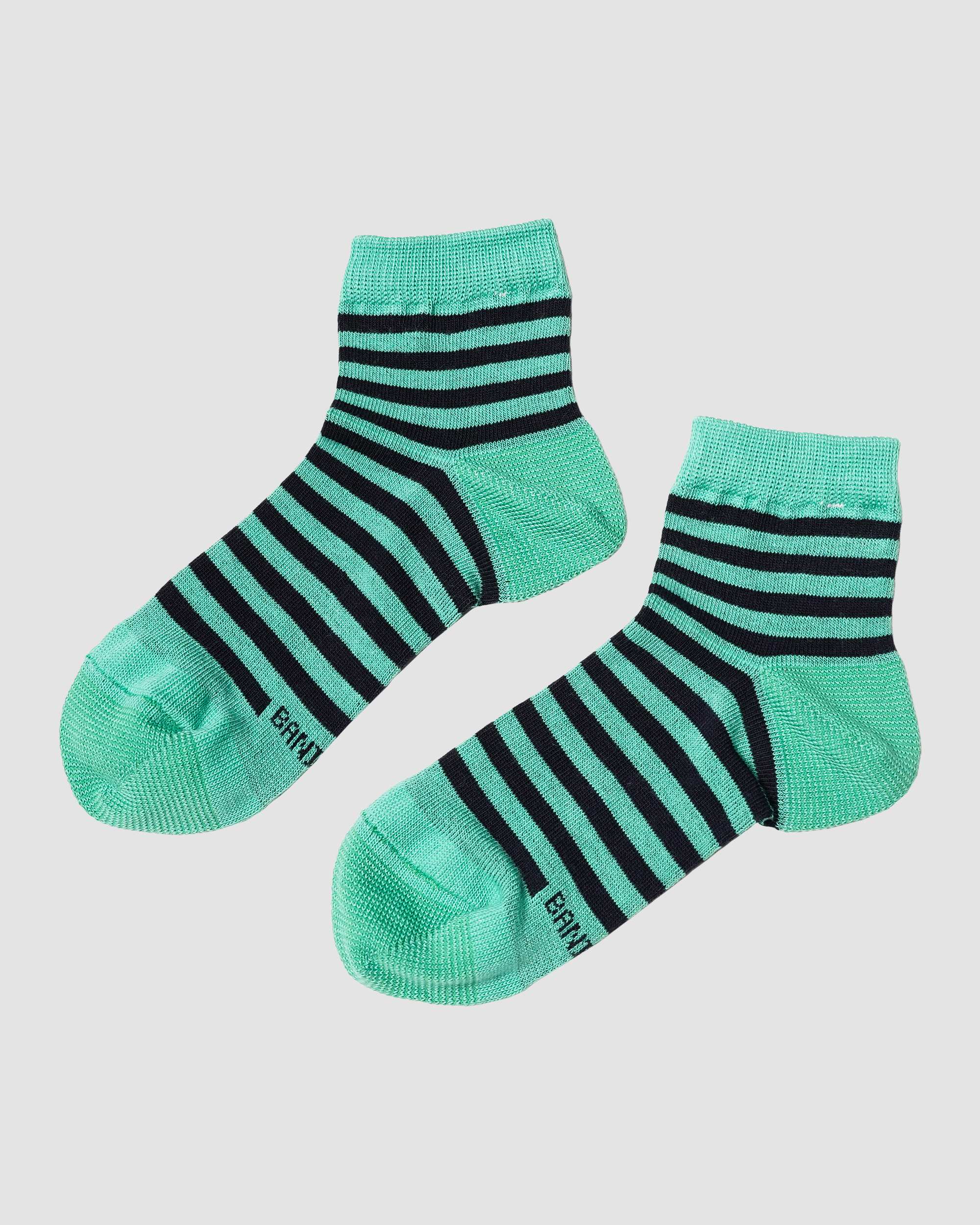 جوراب نیم ساق راه راه سبز بانی نو