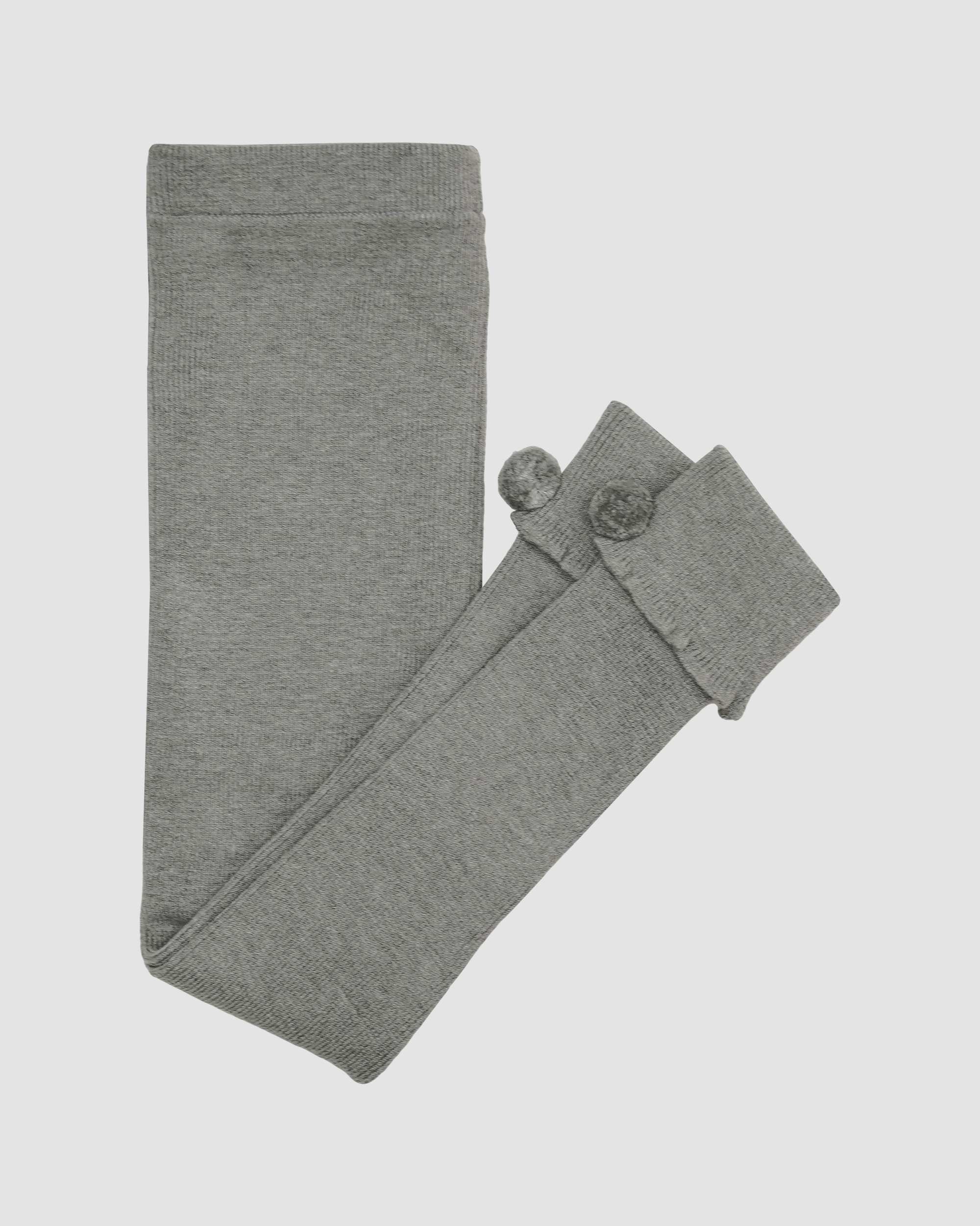 شلوار بافت دخترانه ساده طوسی بانی نو