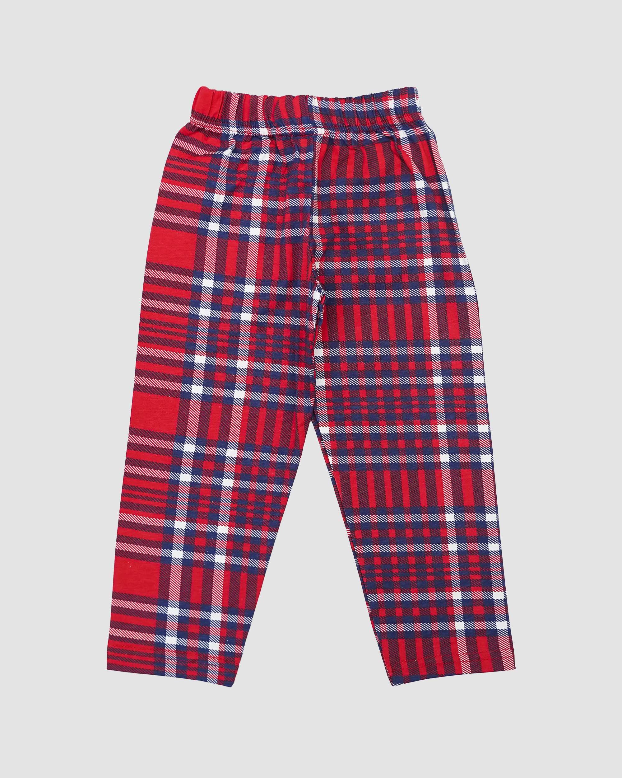 ست بلوز و شلوار دخترانه طرح چهارخانه خرسی بانی نو