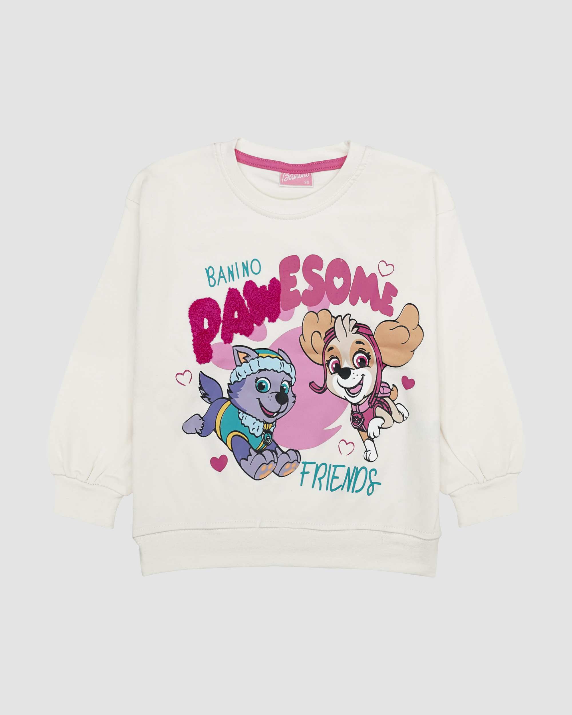 ست بلوز و شلوار دخترانه طرح POWESOME بانی نو