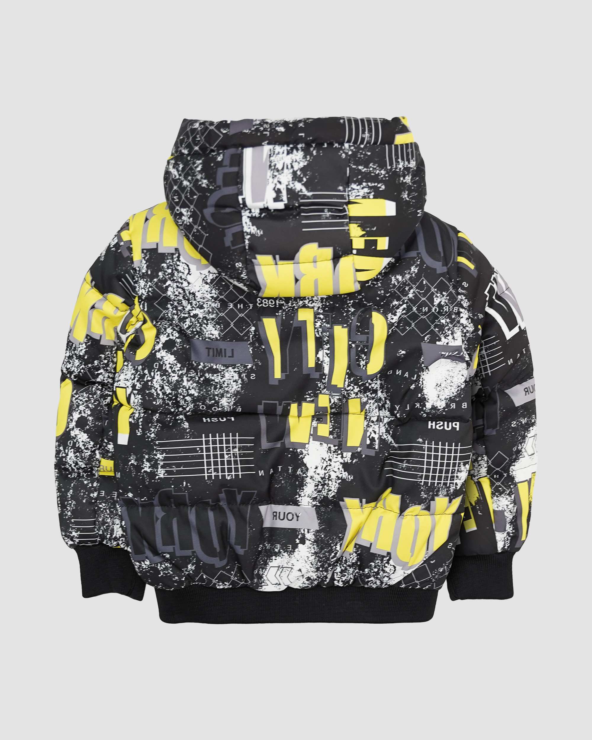 کاپشن پسرانه شال گردن دار زرد بانی نو