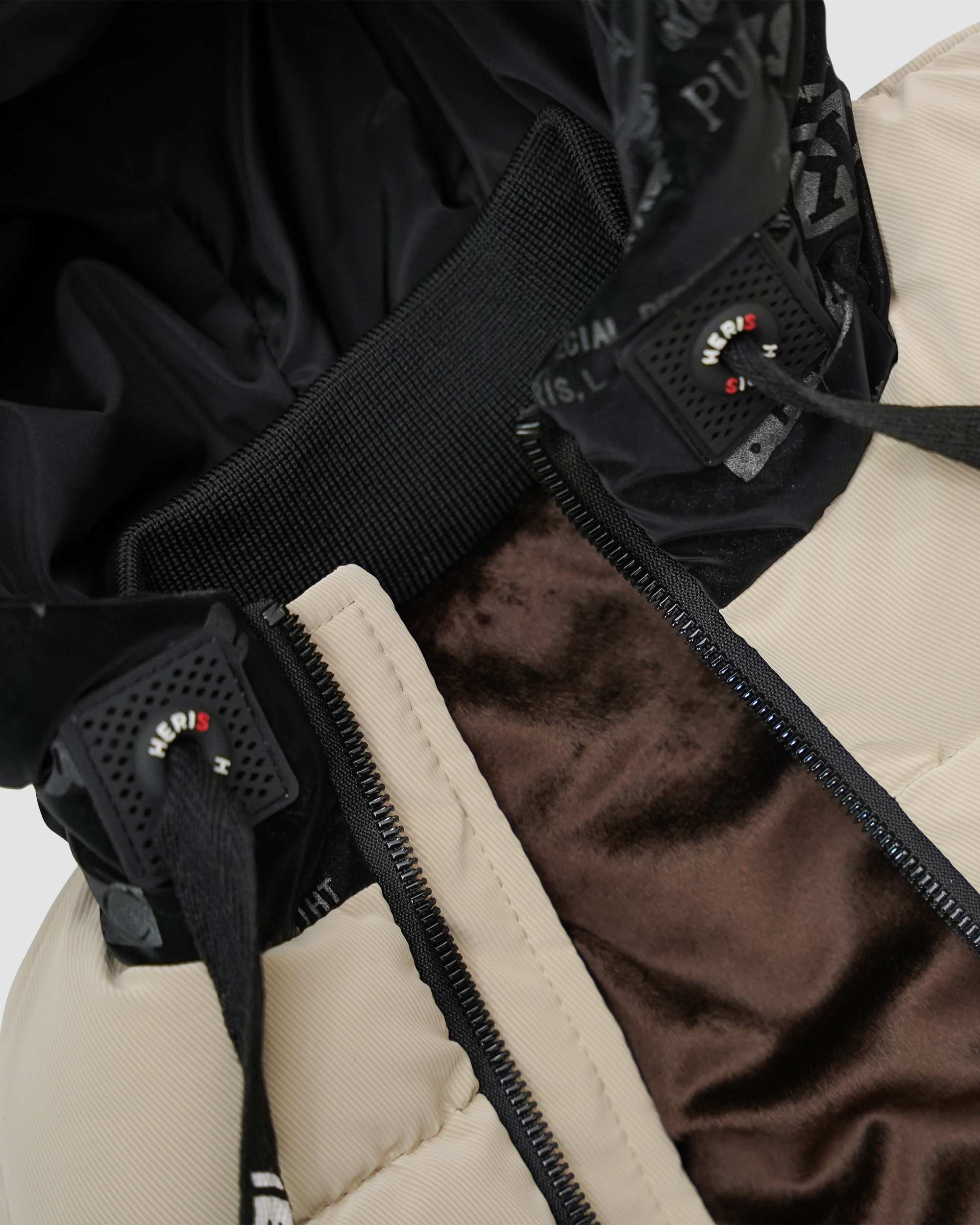 کاپشن پسرانه استین زیپ دار کرم بانی نو