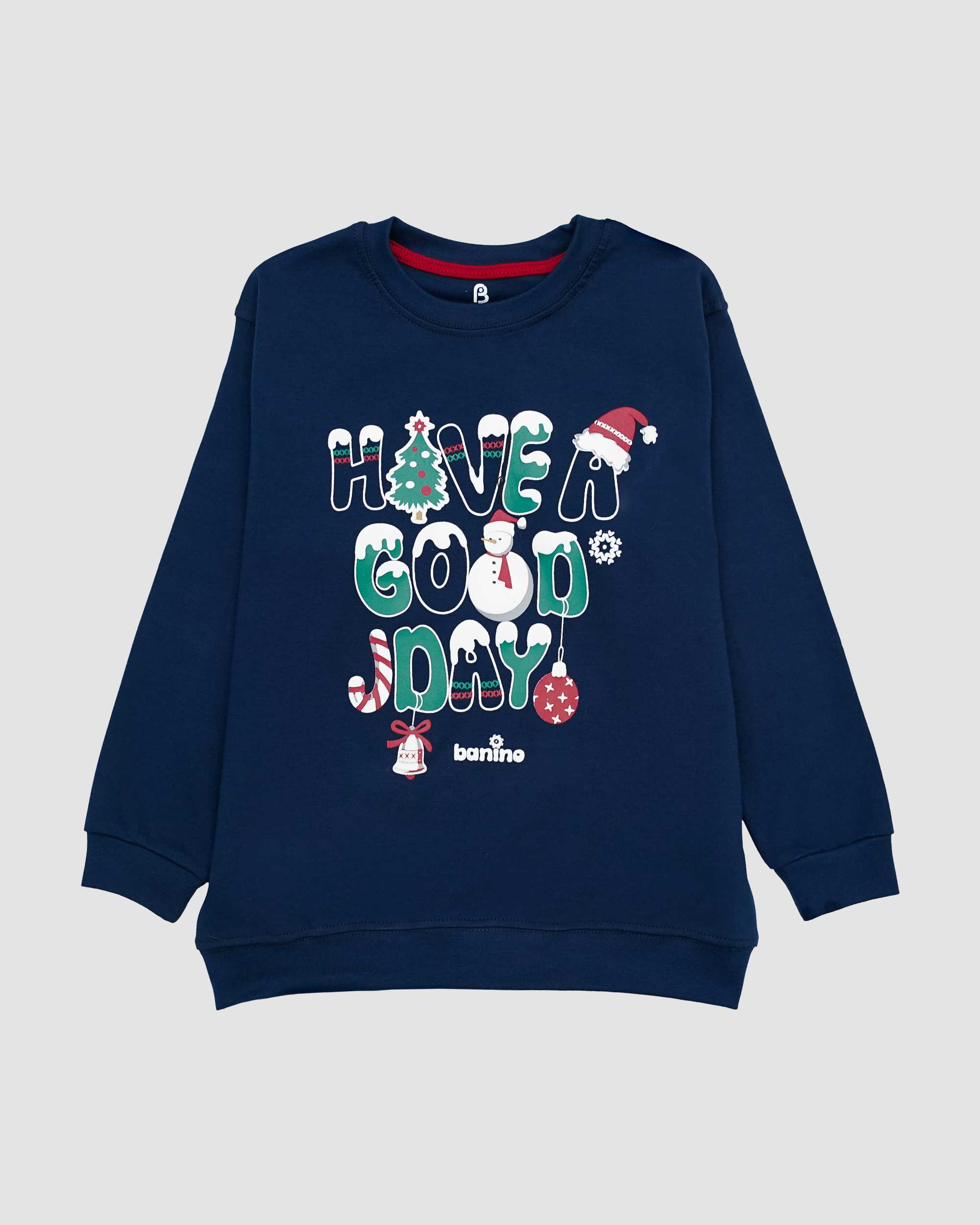 ست بلوز و شلوار پسرانه طرح ادم برفی DAX بانی نو